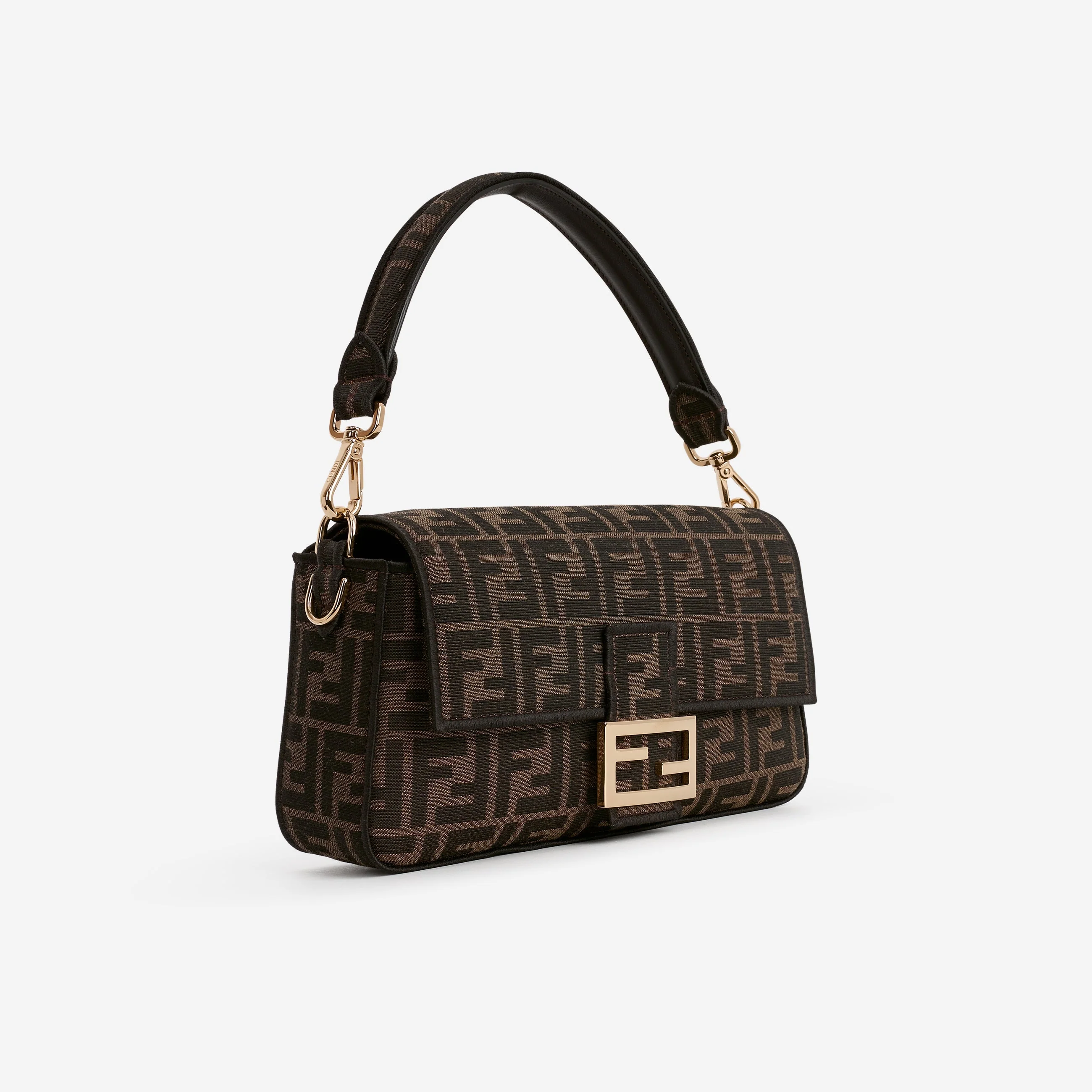 Fendi Medium Baguette - FF Jacquard Monogram | Gold Hardware - Image 2