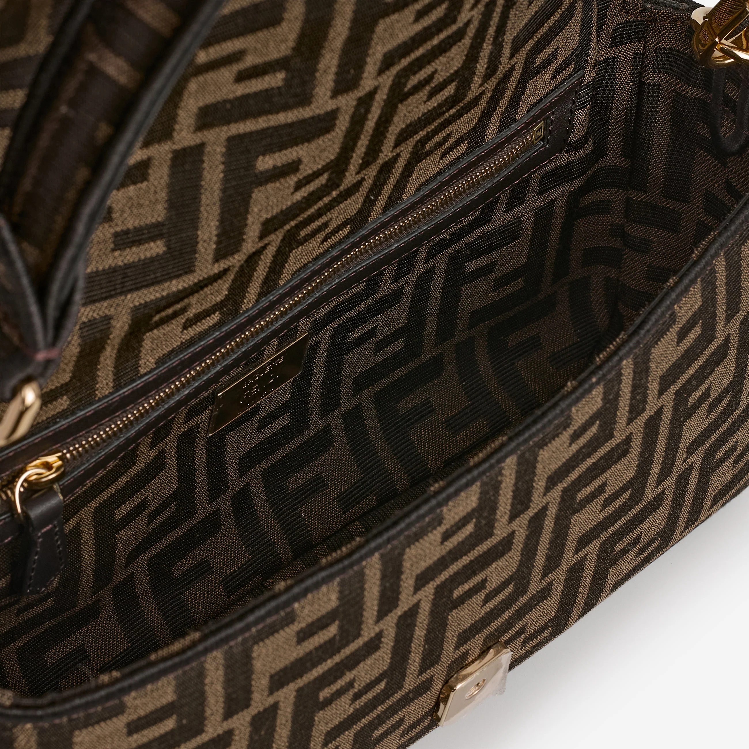 Fendi Medium Baguette - FF Jacquard Monogram | Gold Hardware - Image 8