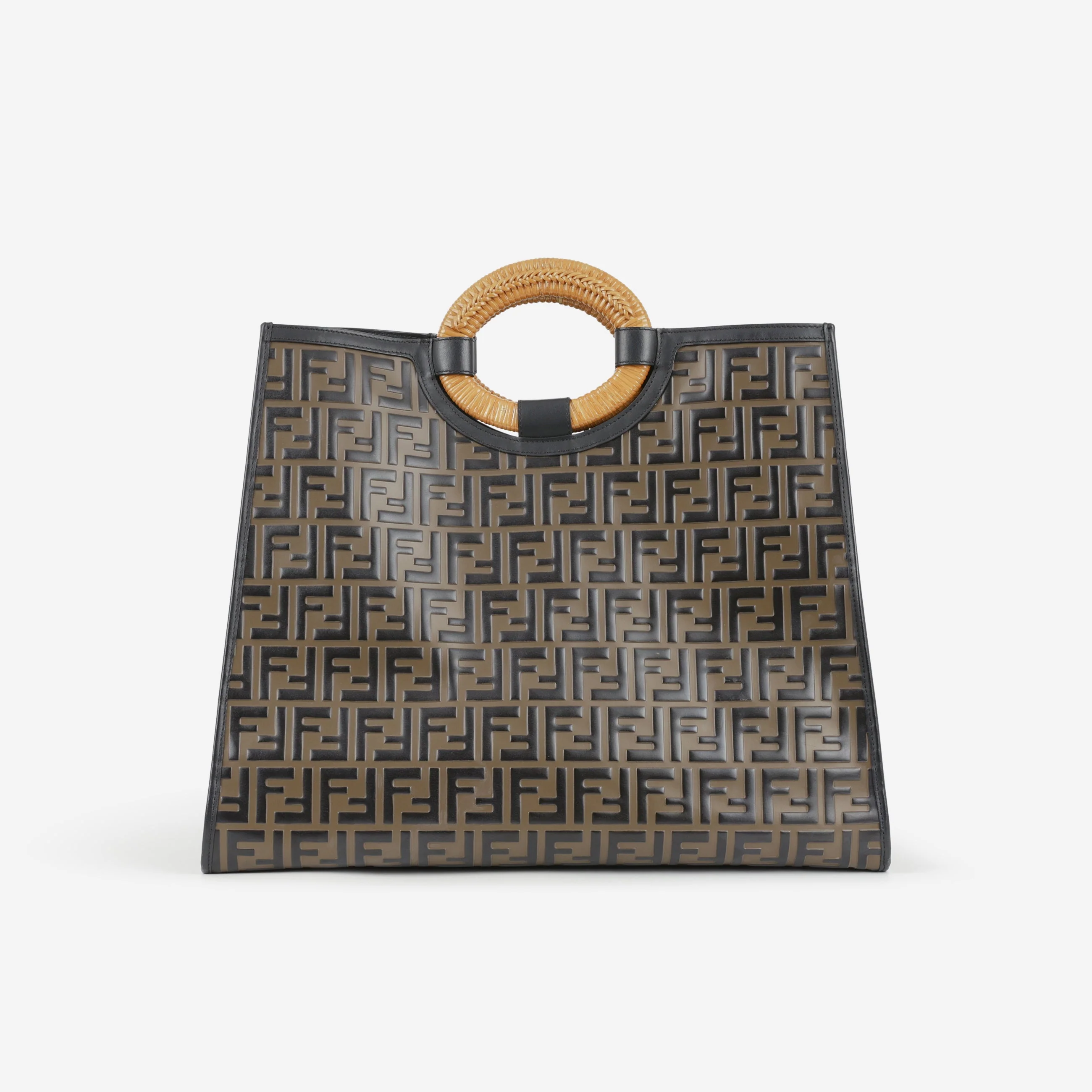 Fendi Runaway Shopper Tote - FF Zucca Calfskin | Silver Hardware - Image 3
