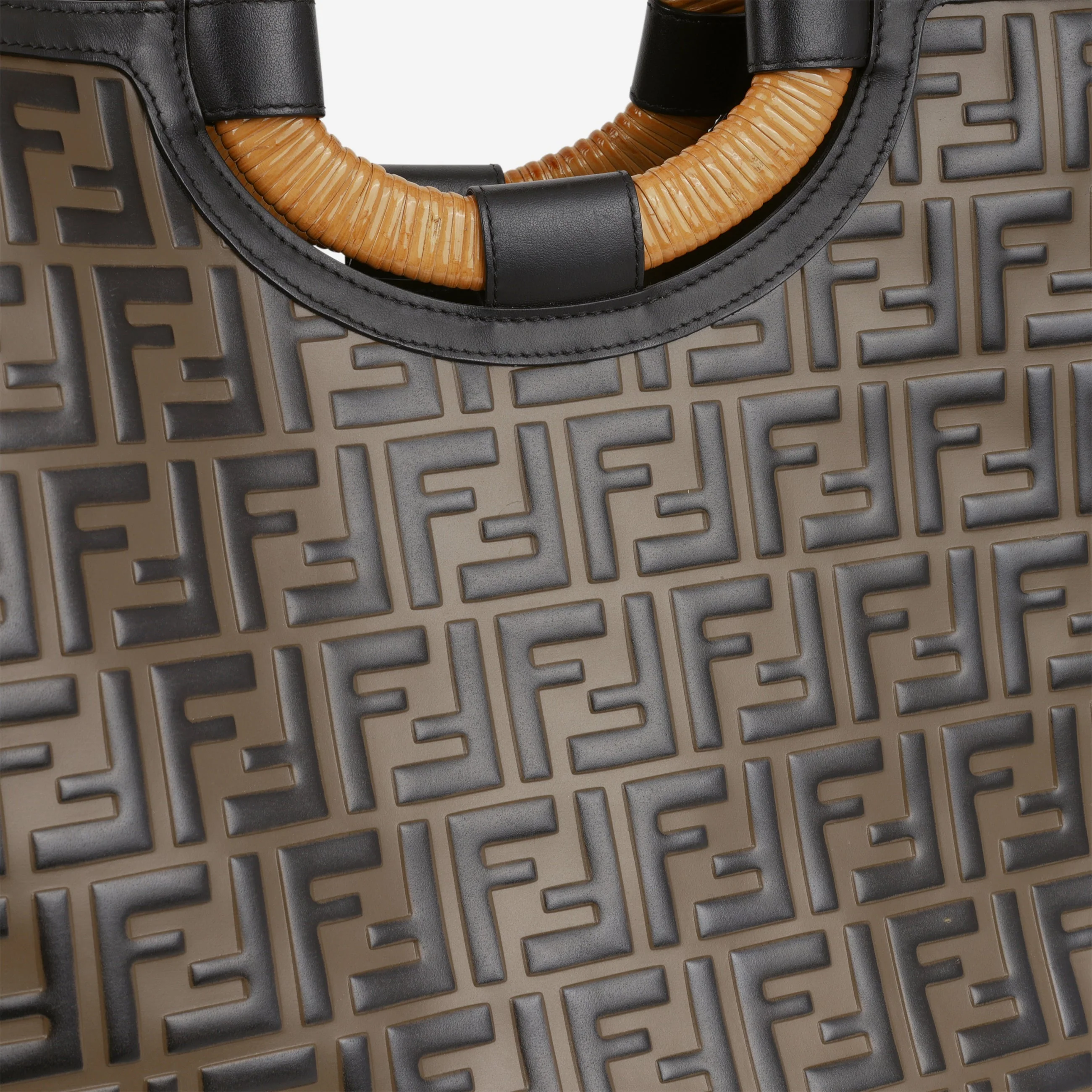 Fendi Runaway Shopper Tote - FF Zucca Calfskin | Silver Hardware - Image 5