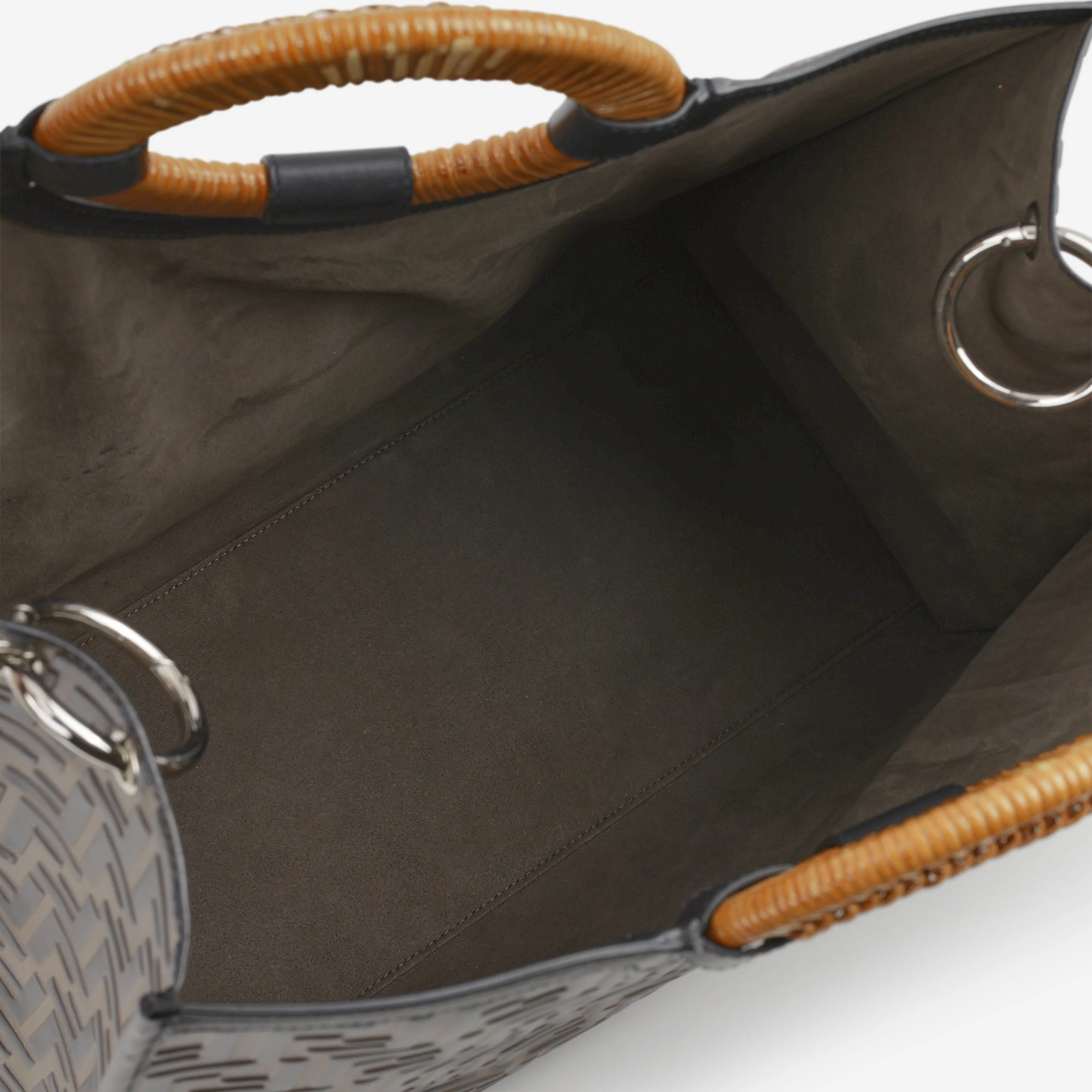 Fendi Runaway Shopper Tote - FF Zucca Calfskin | Silver Hardware - Image 6