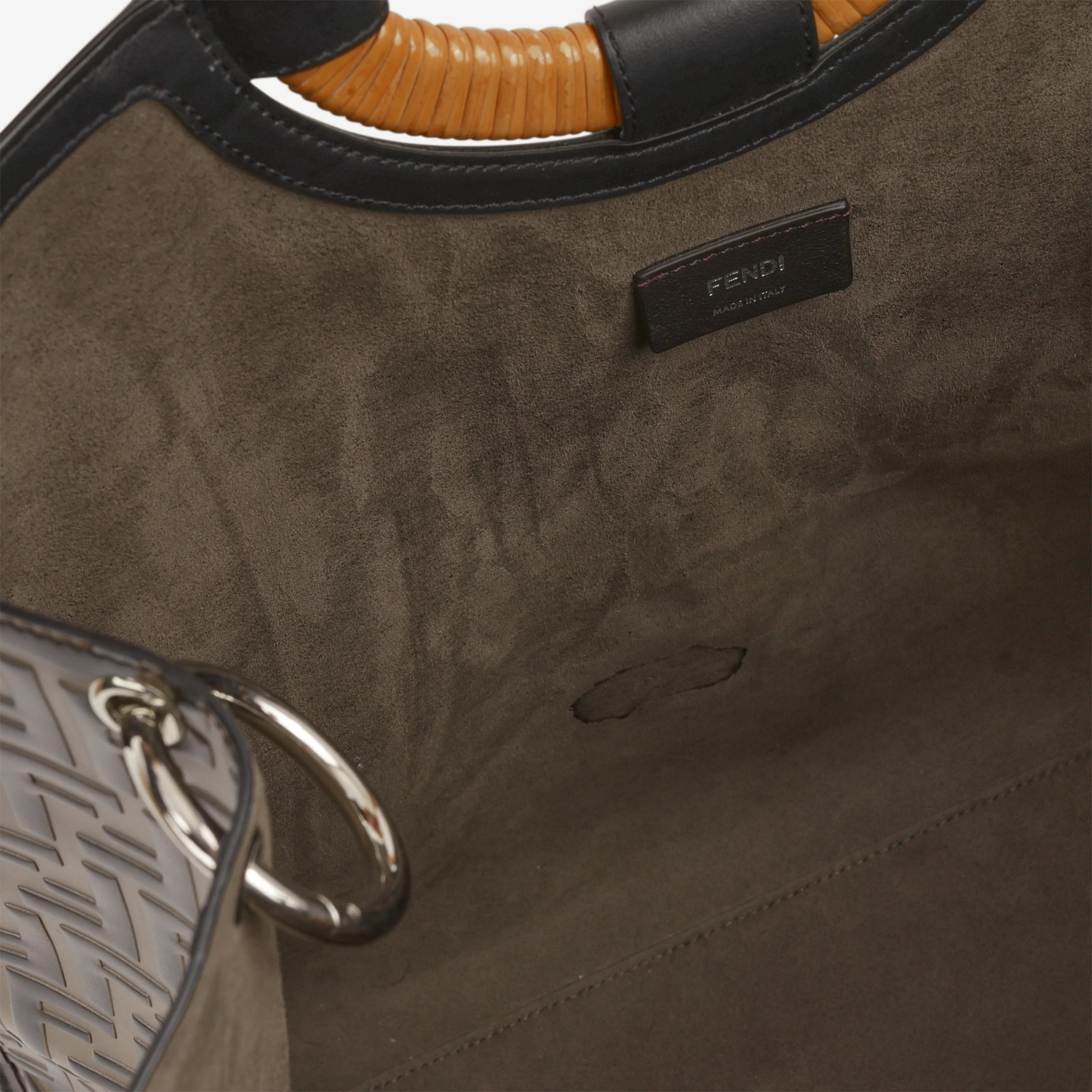 Fendi Runaway Shopper Tote - FF Zucca Calfskin | Silver Hardware - Image 7