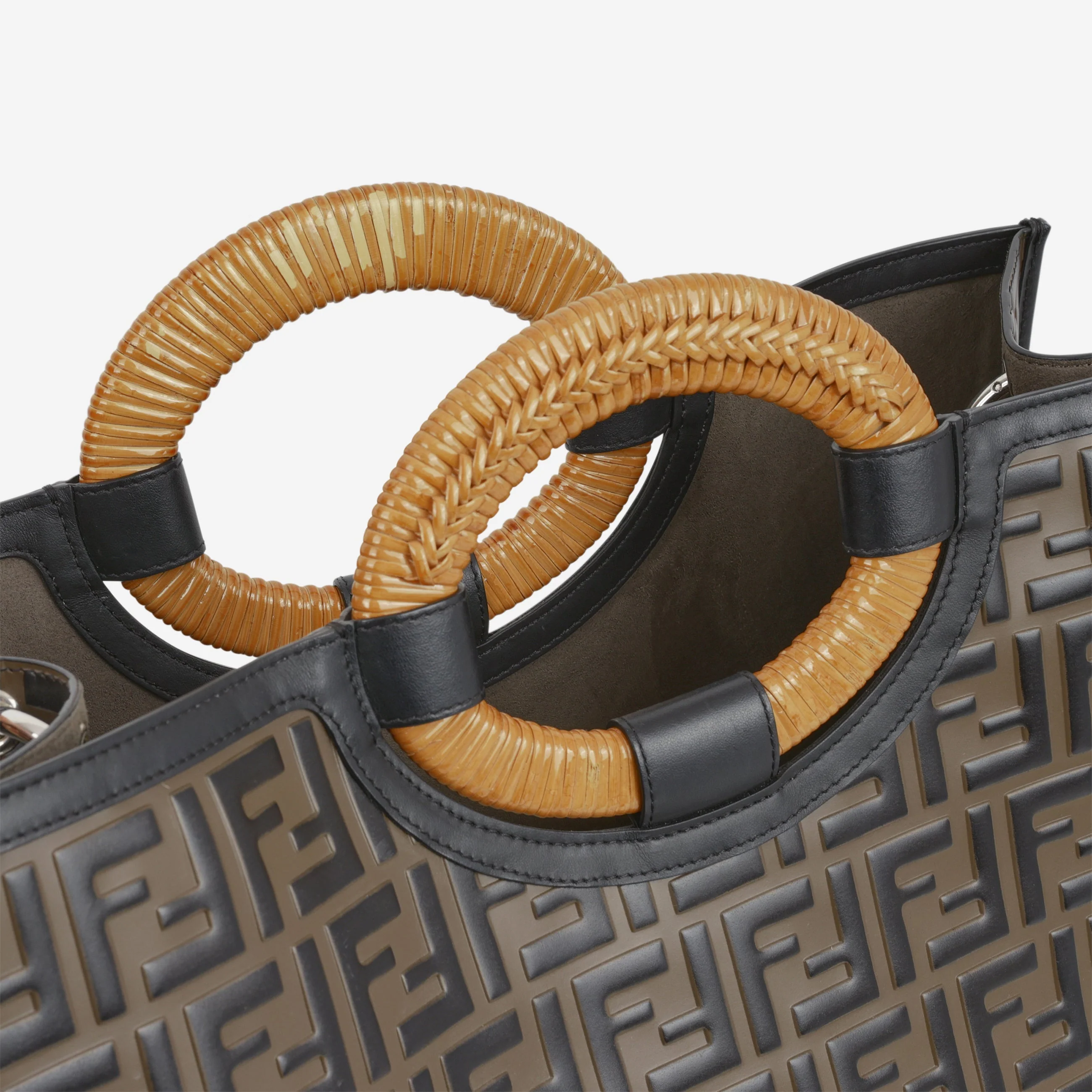 Fendi Runaway Shopper Tote - FF Zucca Calfskin | Silver Hardware - Image 8