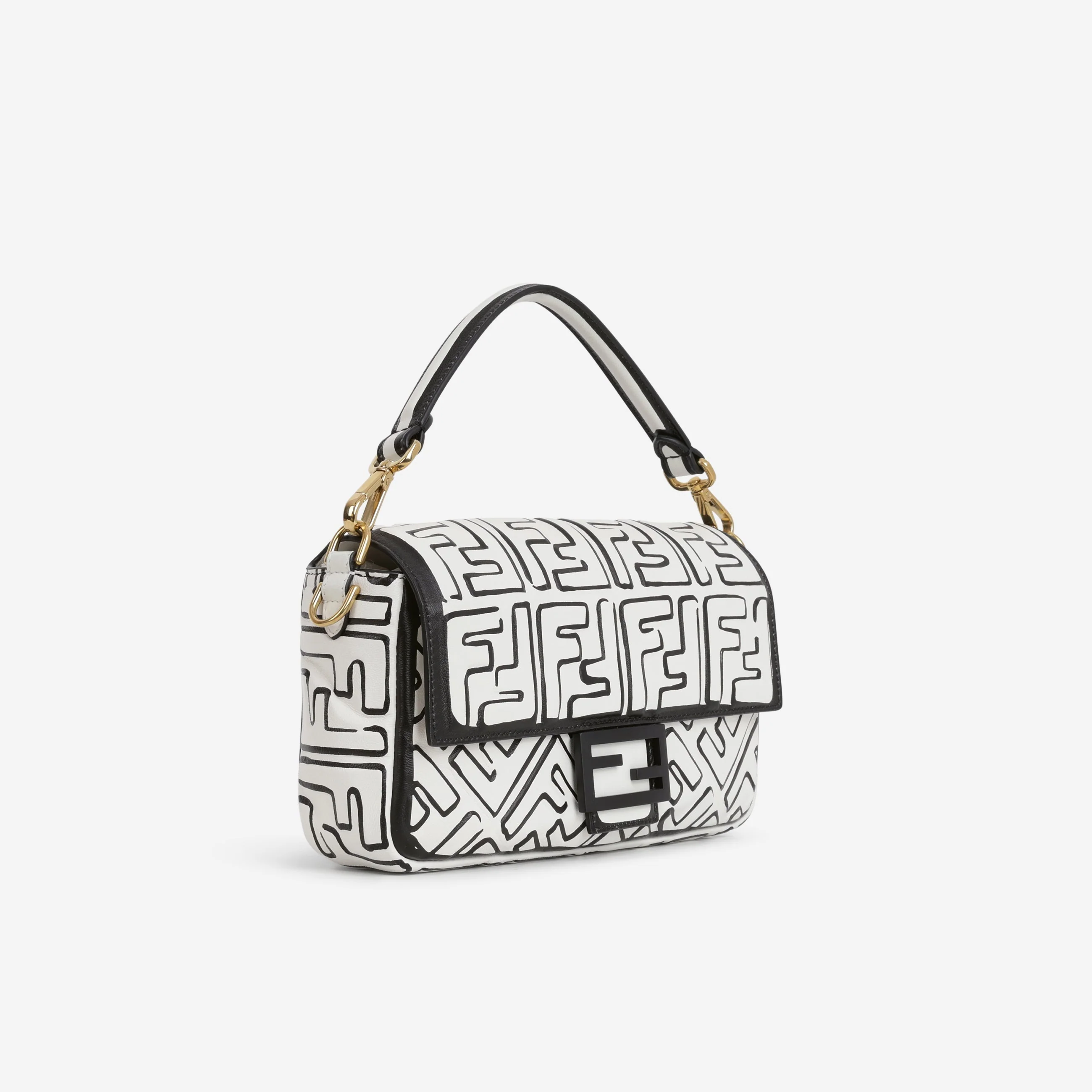 Fendi Fendi x Joshua Vides Medium Baguette - California Sky Embossed Nappa | Gold Hardware - Image 2
