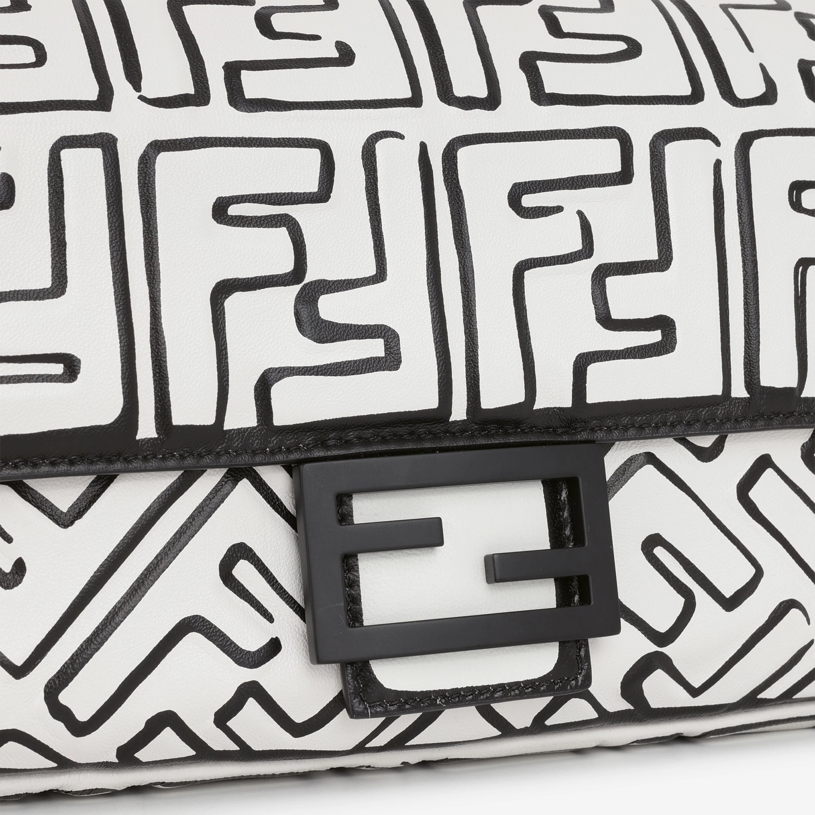 Fendi Fendi x Joshua Vides Medium Baguette - California Sky Embossed Nappa | Gold Hardware - Image 7