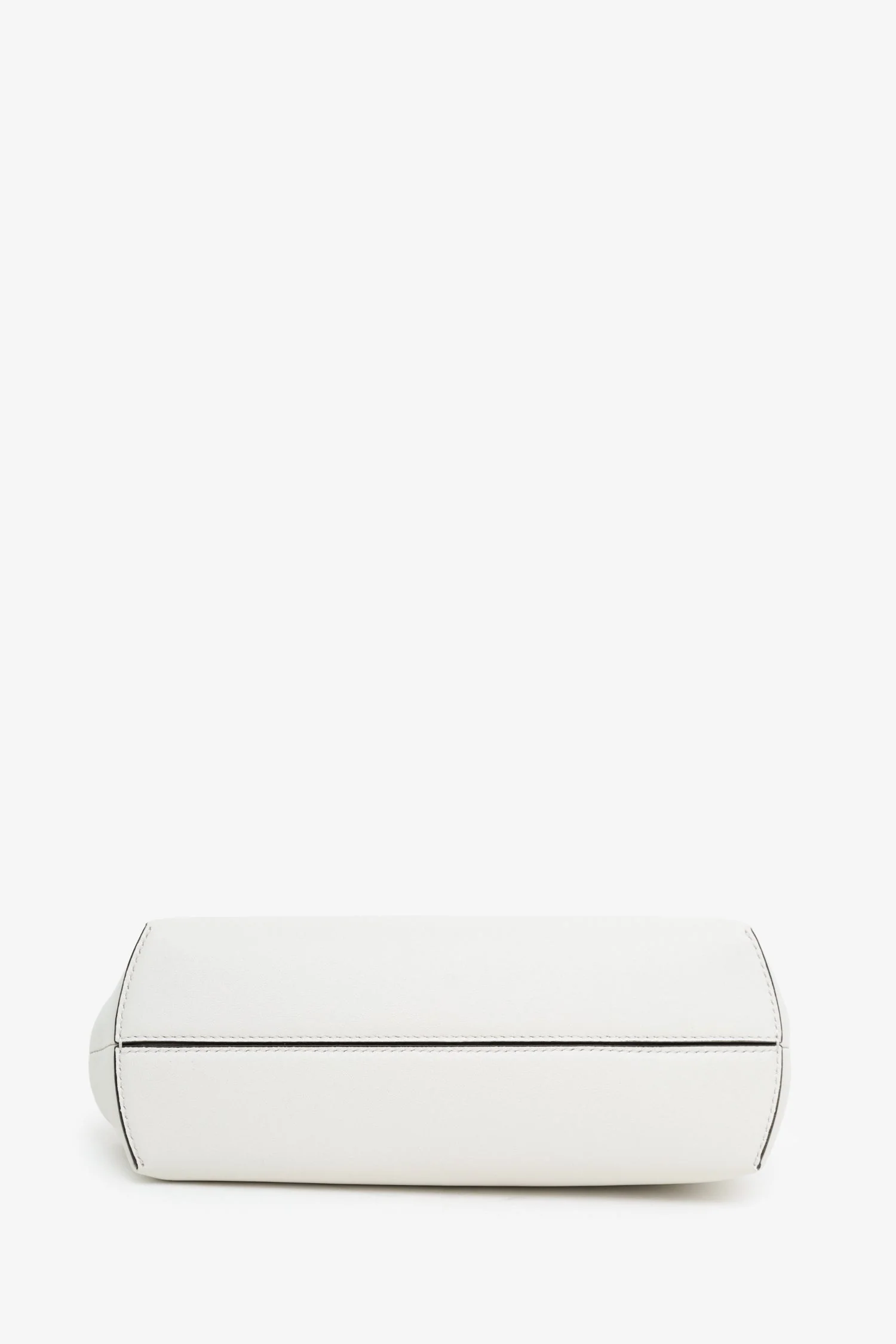 Fendi First White/Python Leather Small Clutch With Straps - Image 5