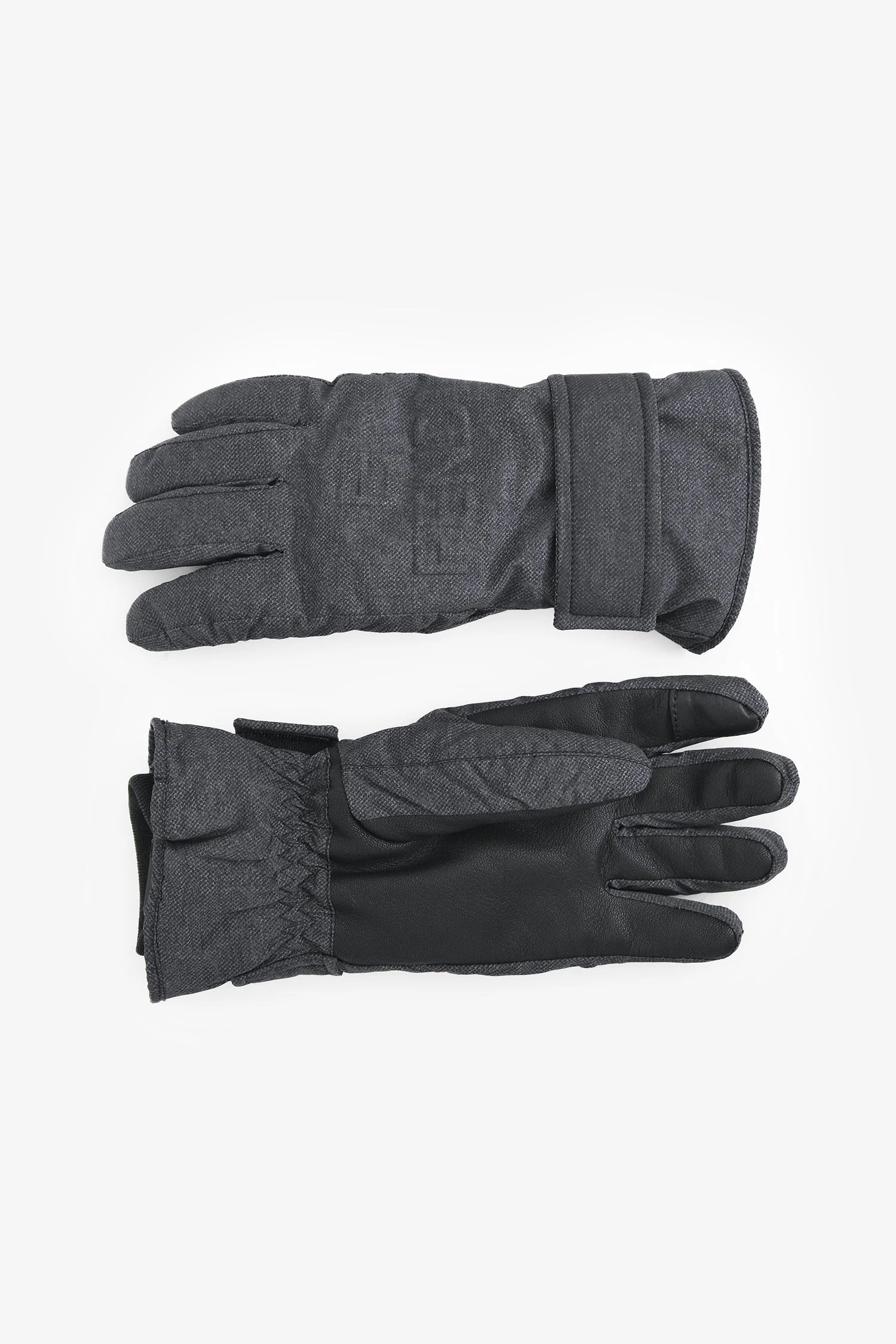 Fendi Grey Gloves Size M - Image 2