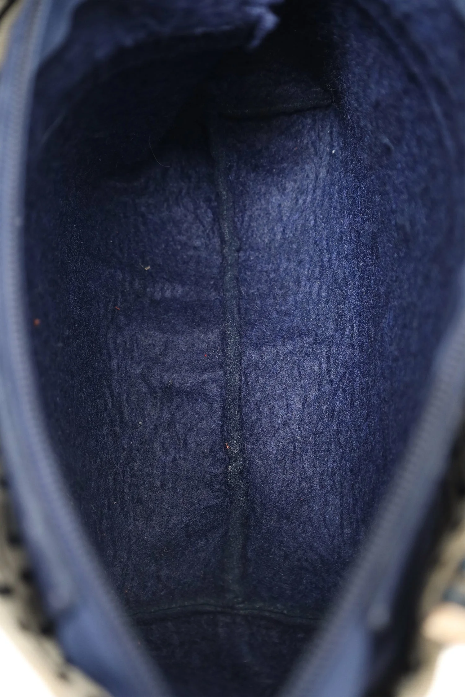 Fendi Navy/Grey FF Zucca Canvas Mini Bucket Bag - Image 6