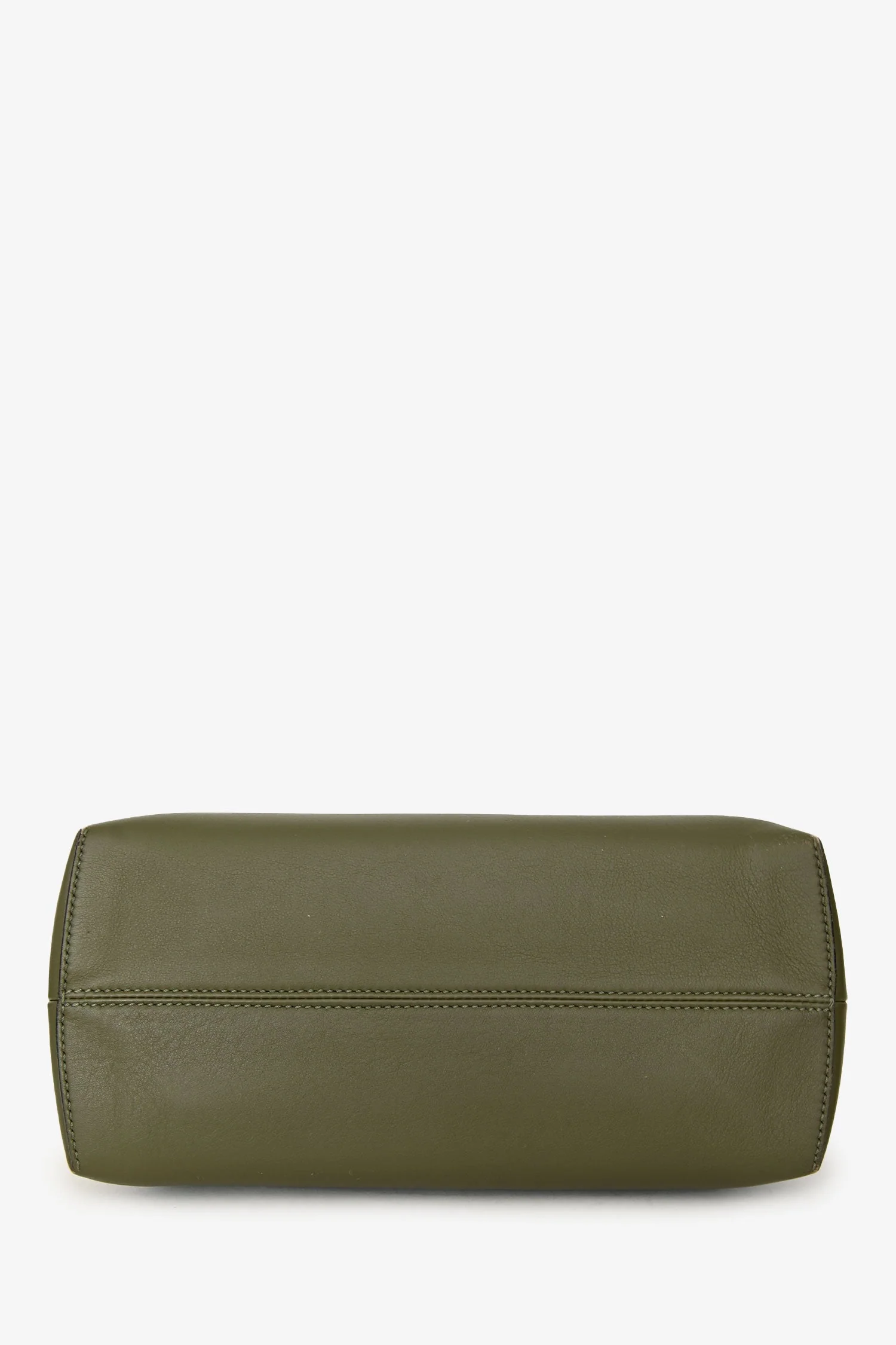 Fendi Olive Green Leather Medium By The Way Crossbody Bag - Image 5