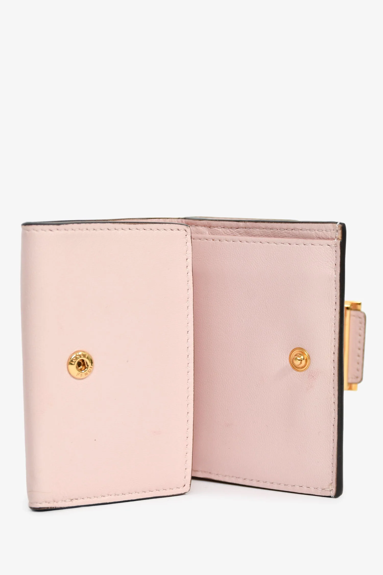 Fendi Pink FF Baguette Compact Wallet - Image 6