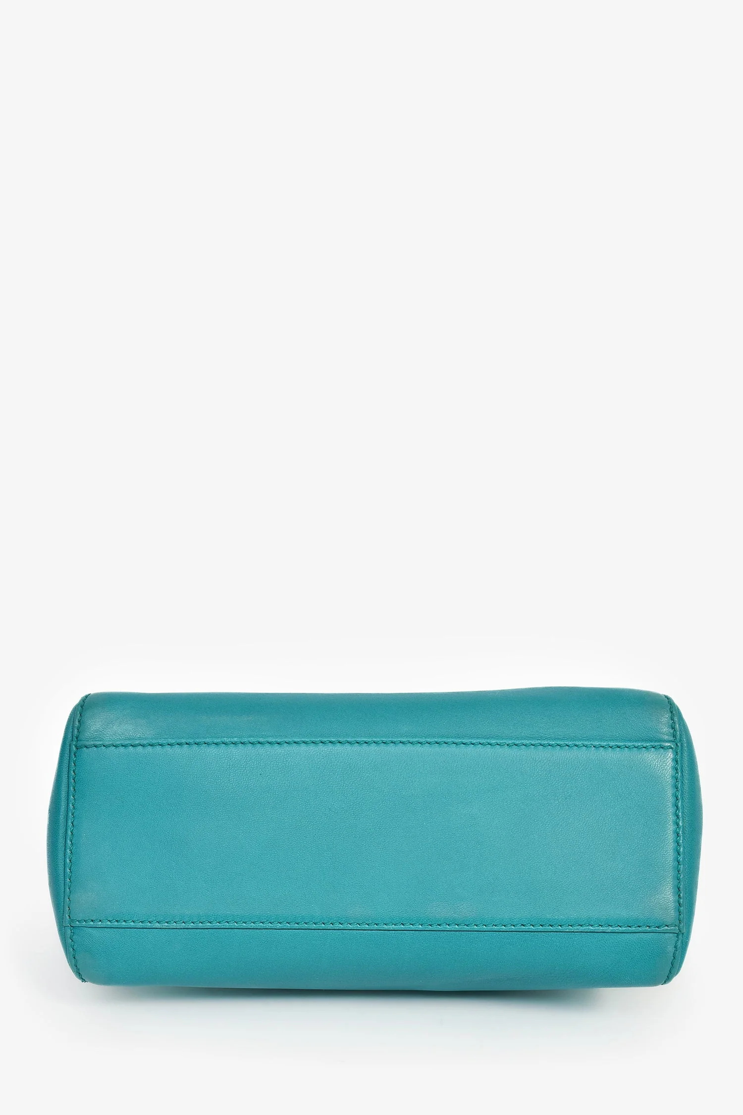 Fendi Turquoise Leather Mini Peekaboo - Image 5
