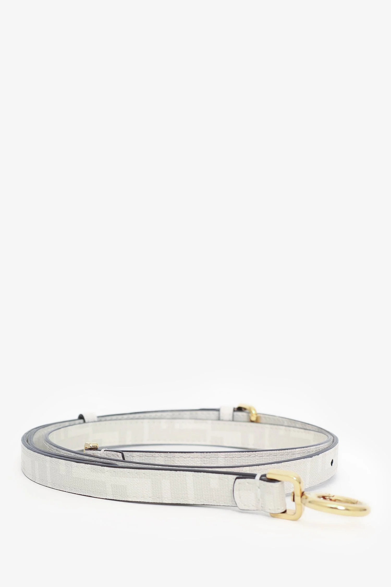 Fendi White/Multicolour Glazed Fabric FF Bikini Girls Mini Peekaboo - Image 9