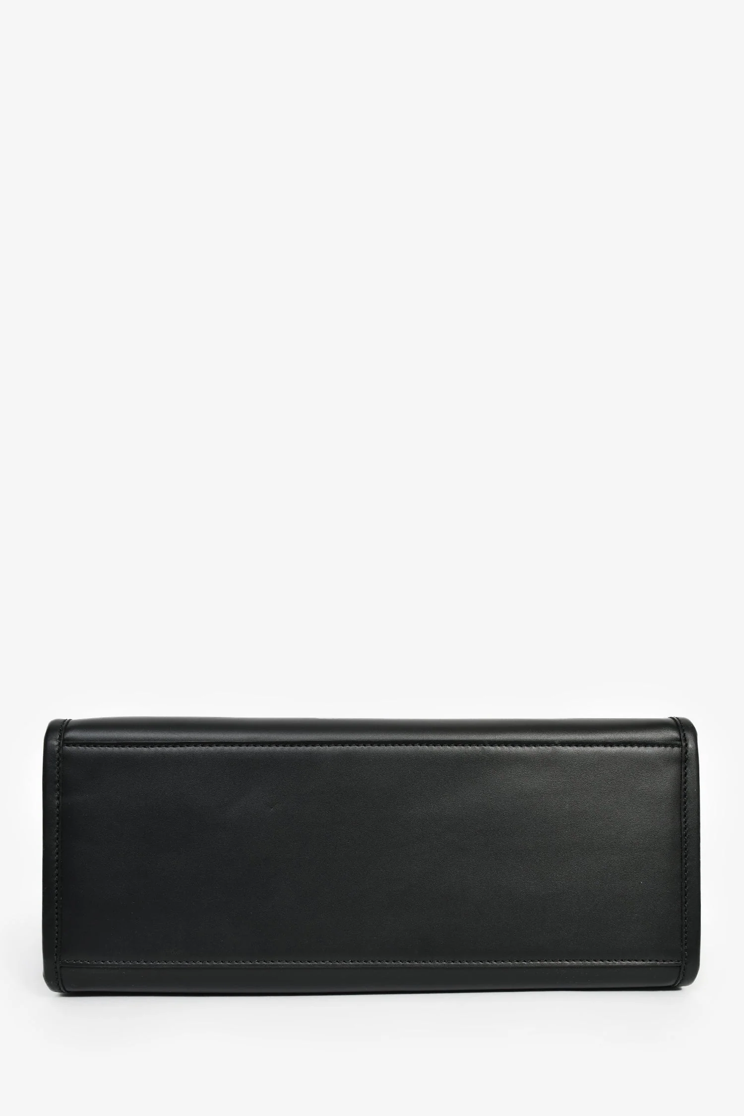 Fendi x Versace Black Leather 'Fendace Sunshine Shopper' Tote - Image 5