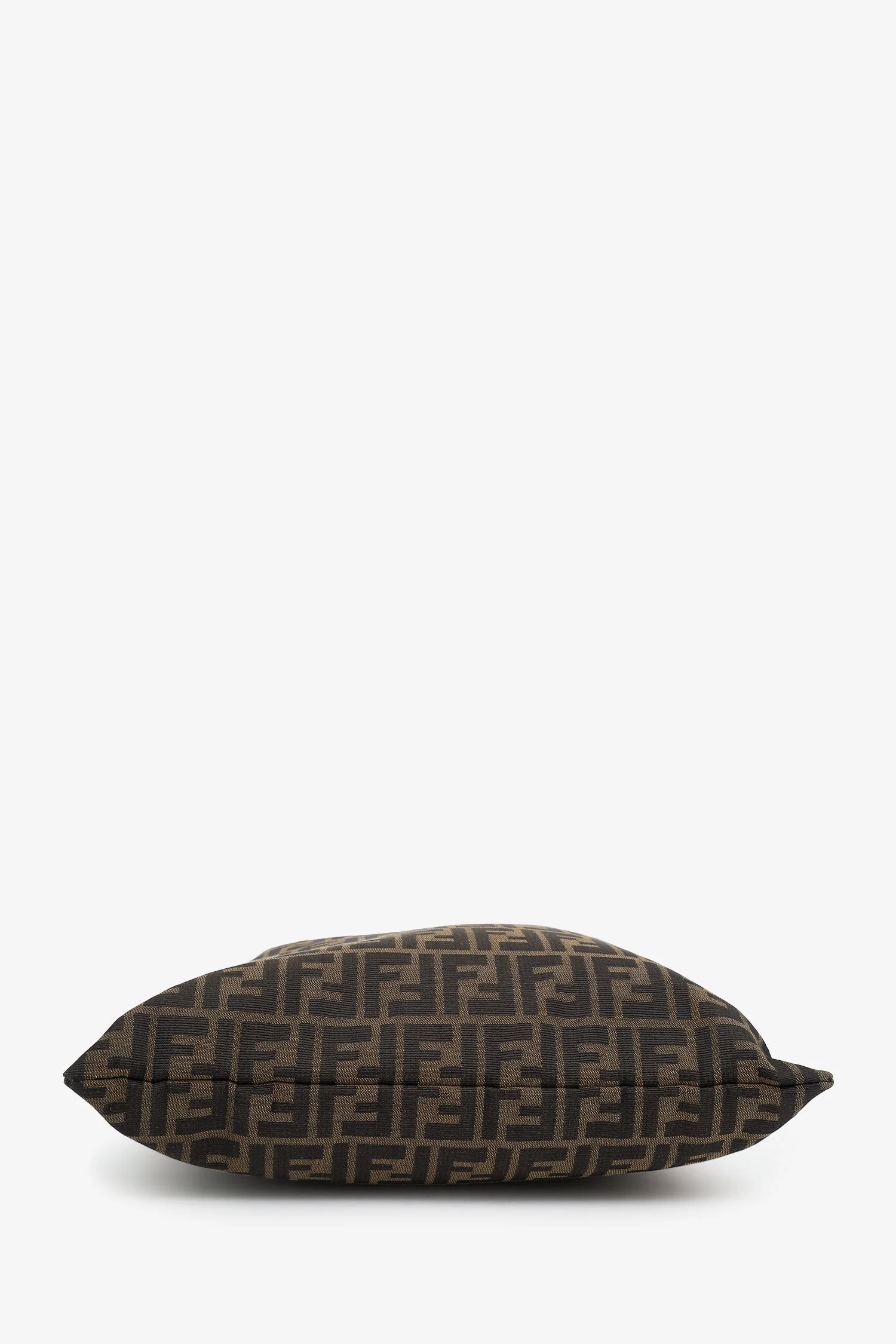 Fendi Zucca Print Canvas Bag With Metal Ring Handle - Image 5
