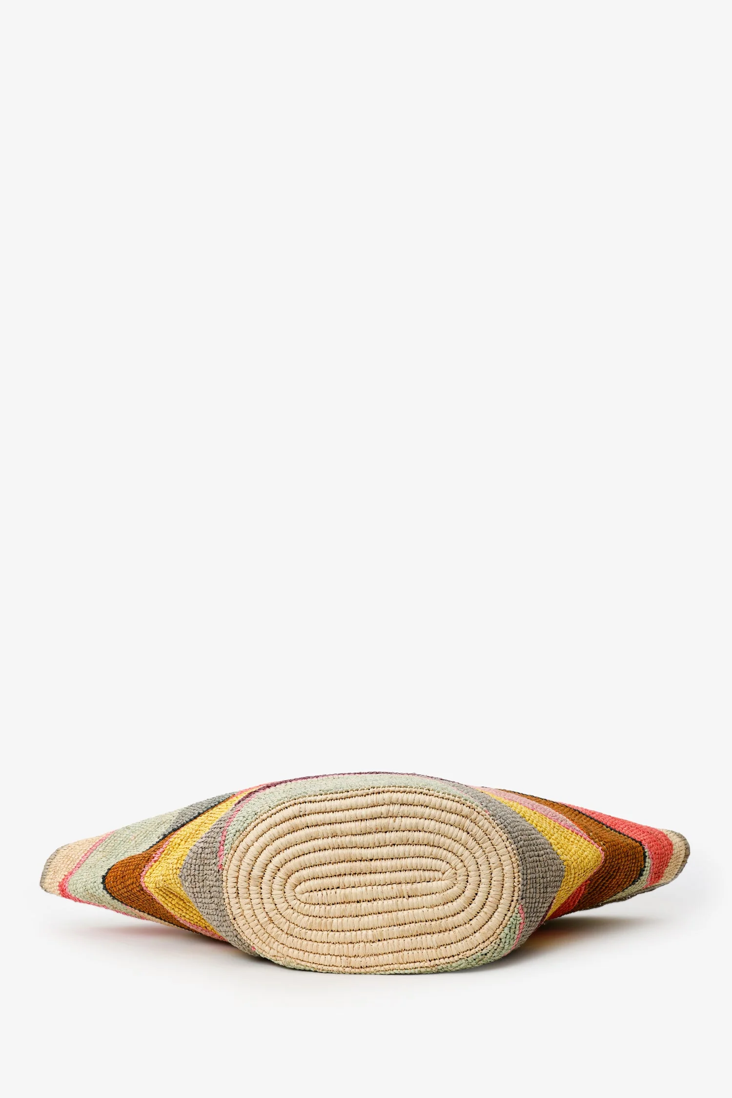 Gas Bijoux Multicolor Panier Wave XL Raffia Bag - Image 5