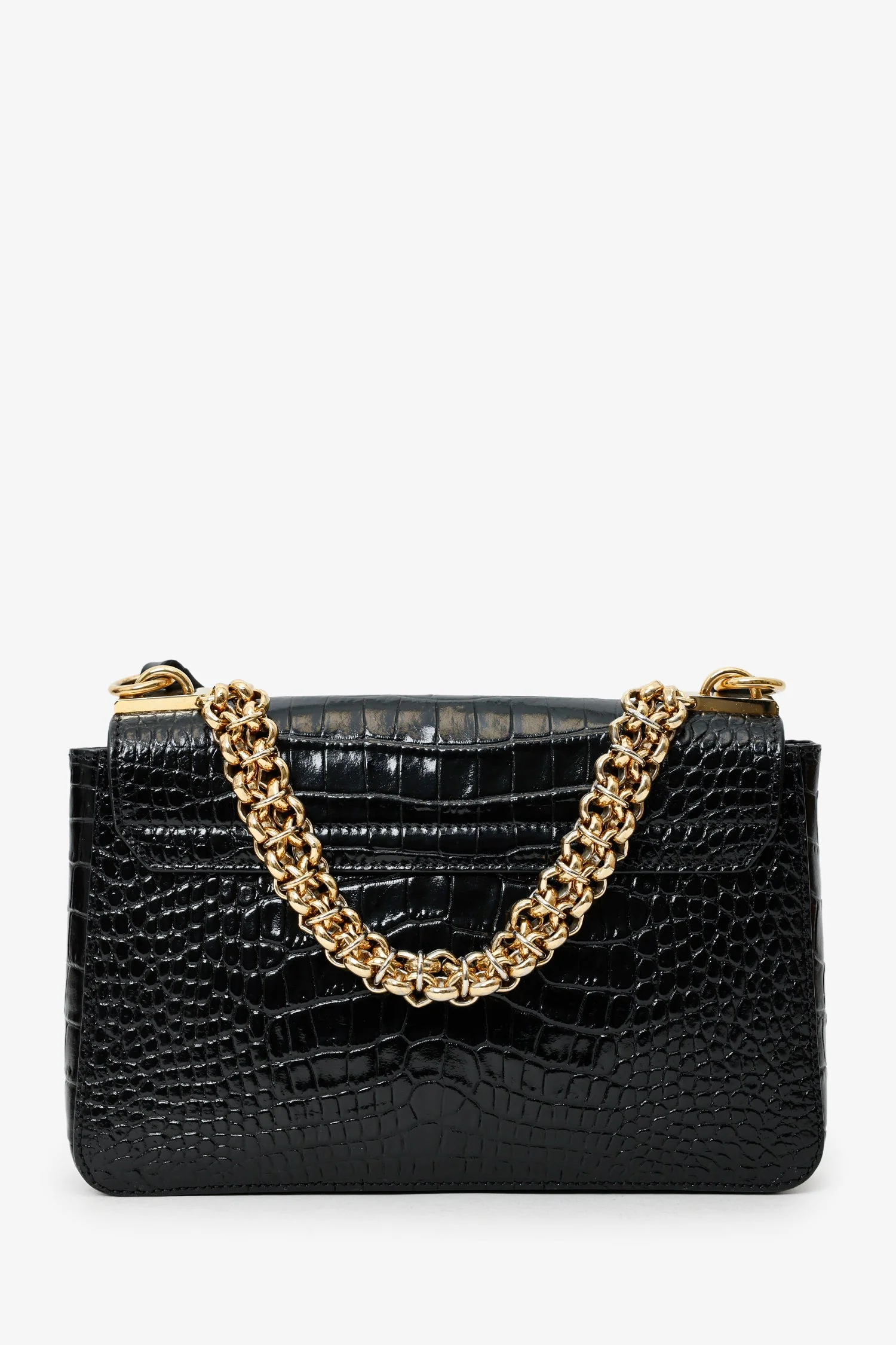 Givenchy Black Croc Embossed Crossbody - Image 2