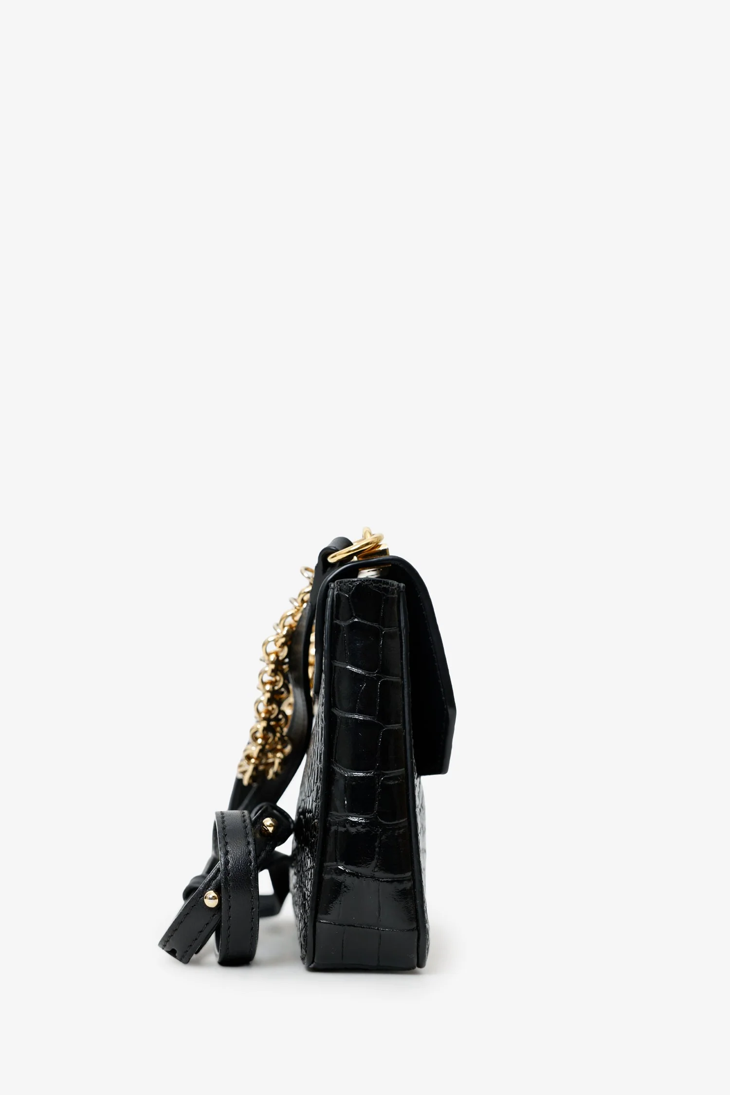 Givenchy Black Croc Embossed Crossbody - Image 3