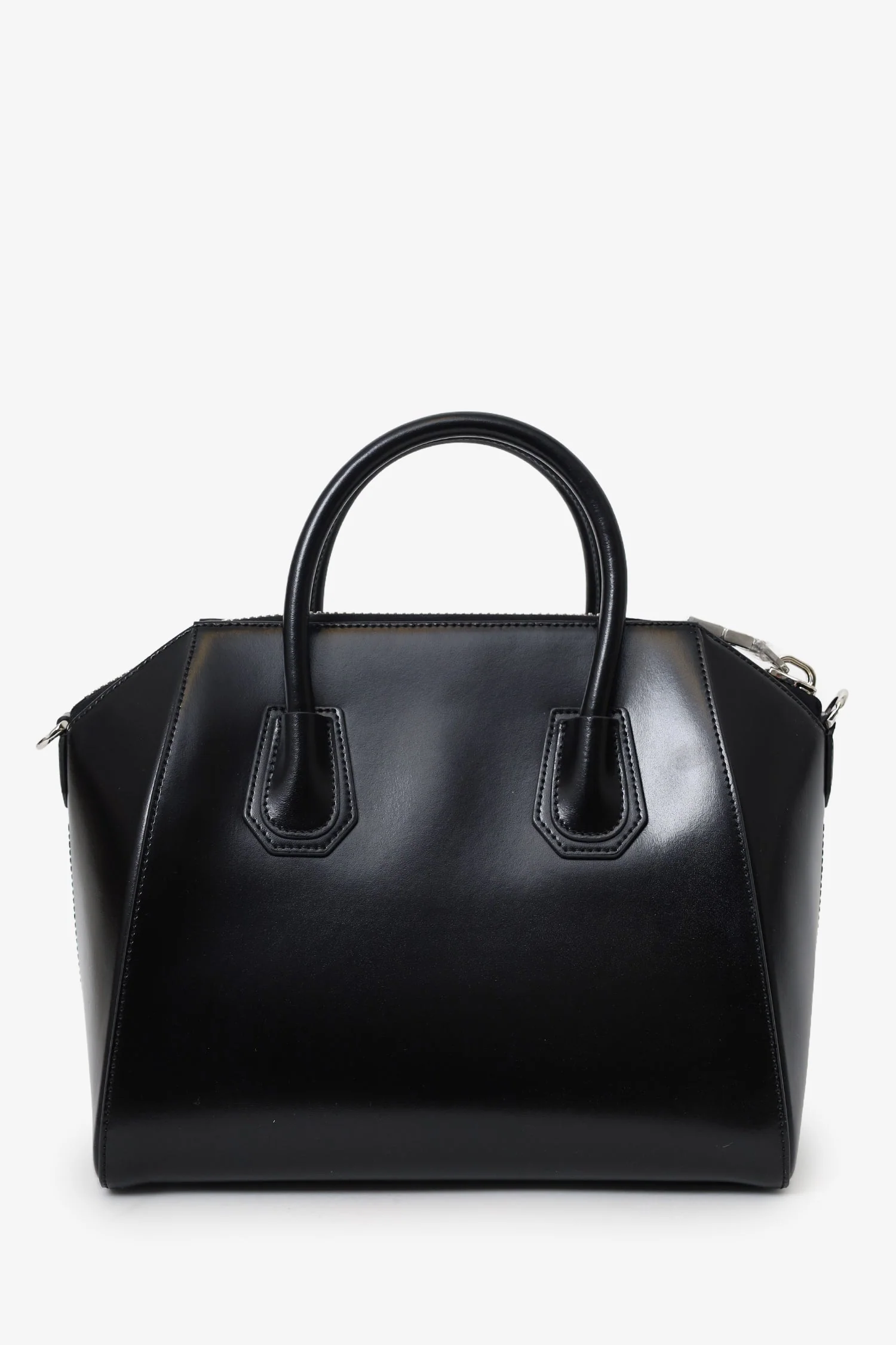 Givenchy Black Leather Small Antigona Top Handle With Strap - Image 2
