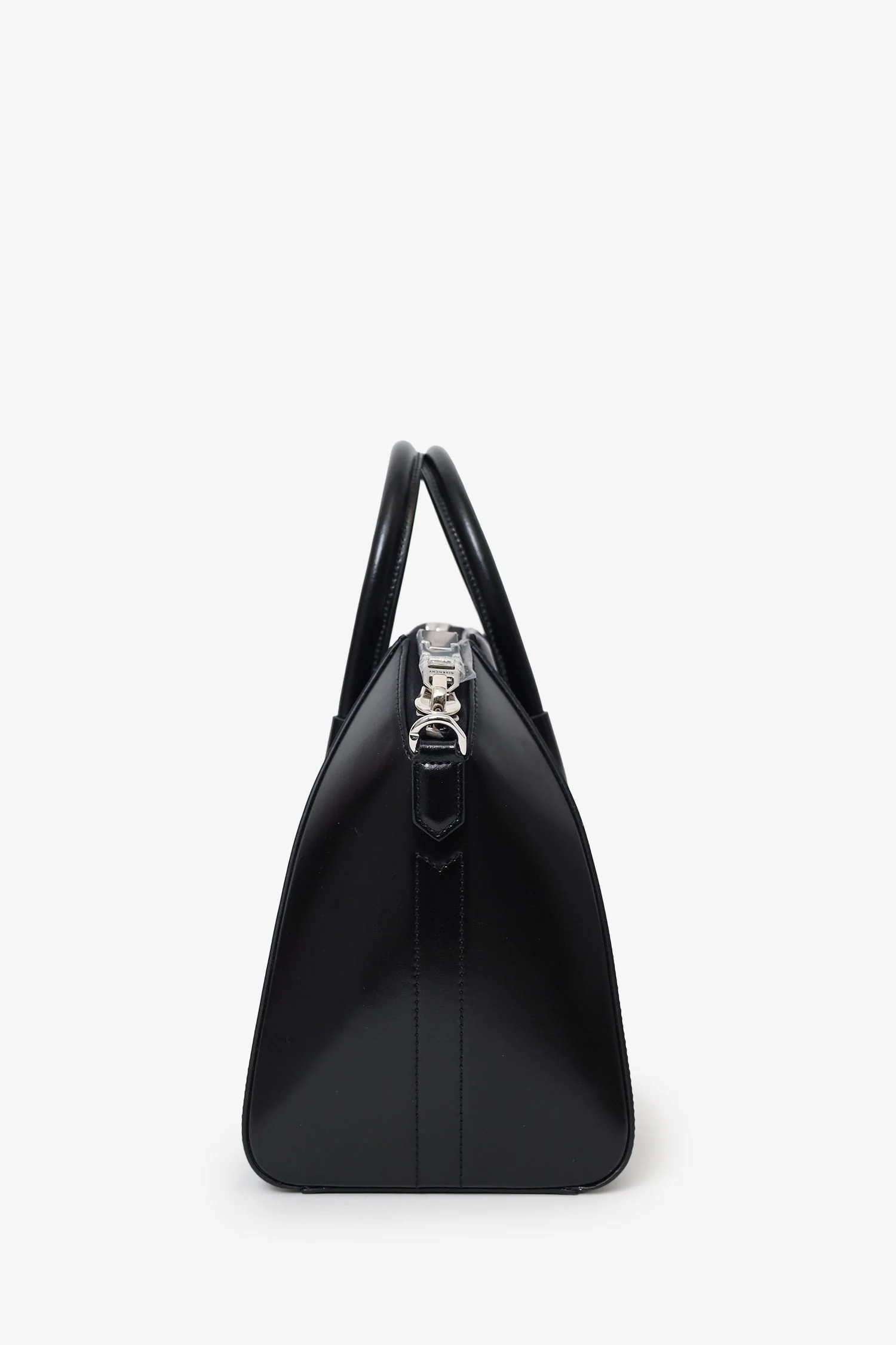 Givenchy Black Leather Small Antigona Top Handle With Strap - Image 3