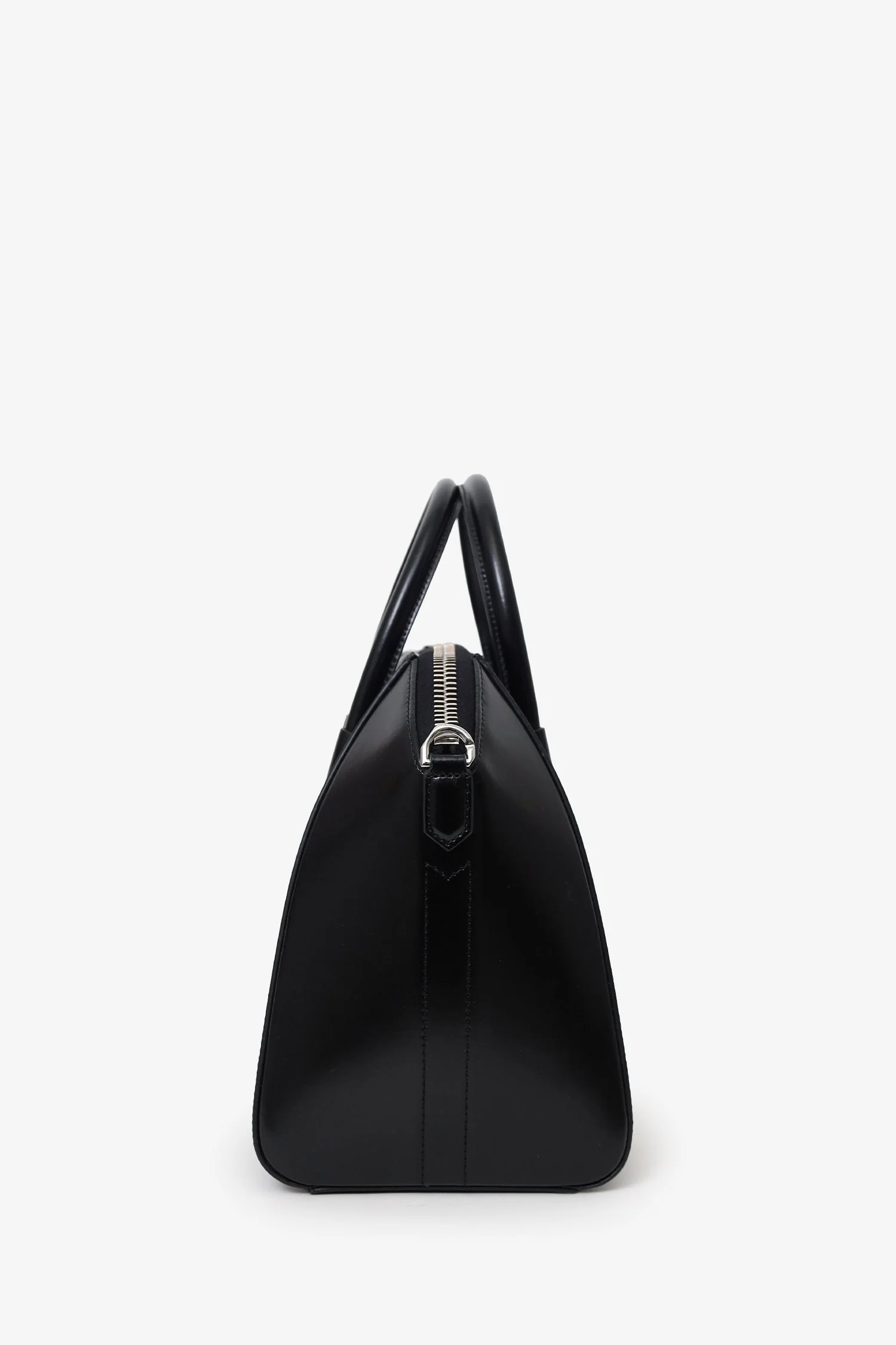 Givenchy Black Leather Small Antigona Top Handle With Strap - Image 4