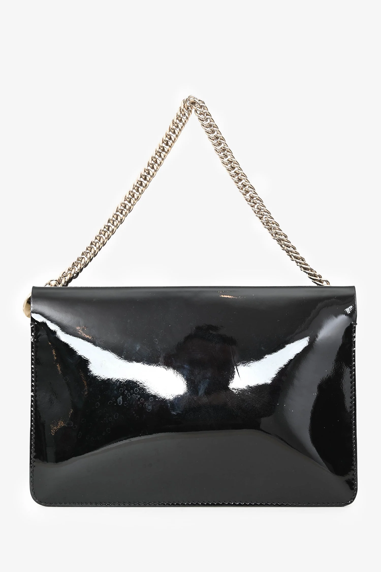 Givenchy Black Patent/Snake Print Leather Cross 3 Bag with Strap - Image 2
