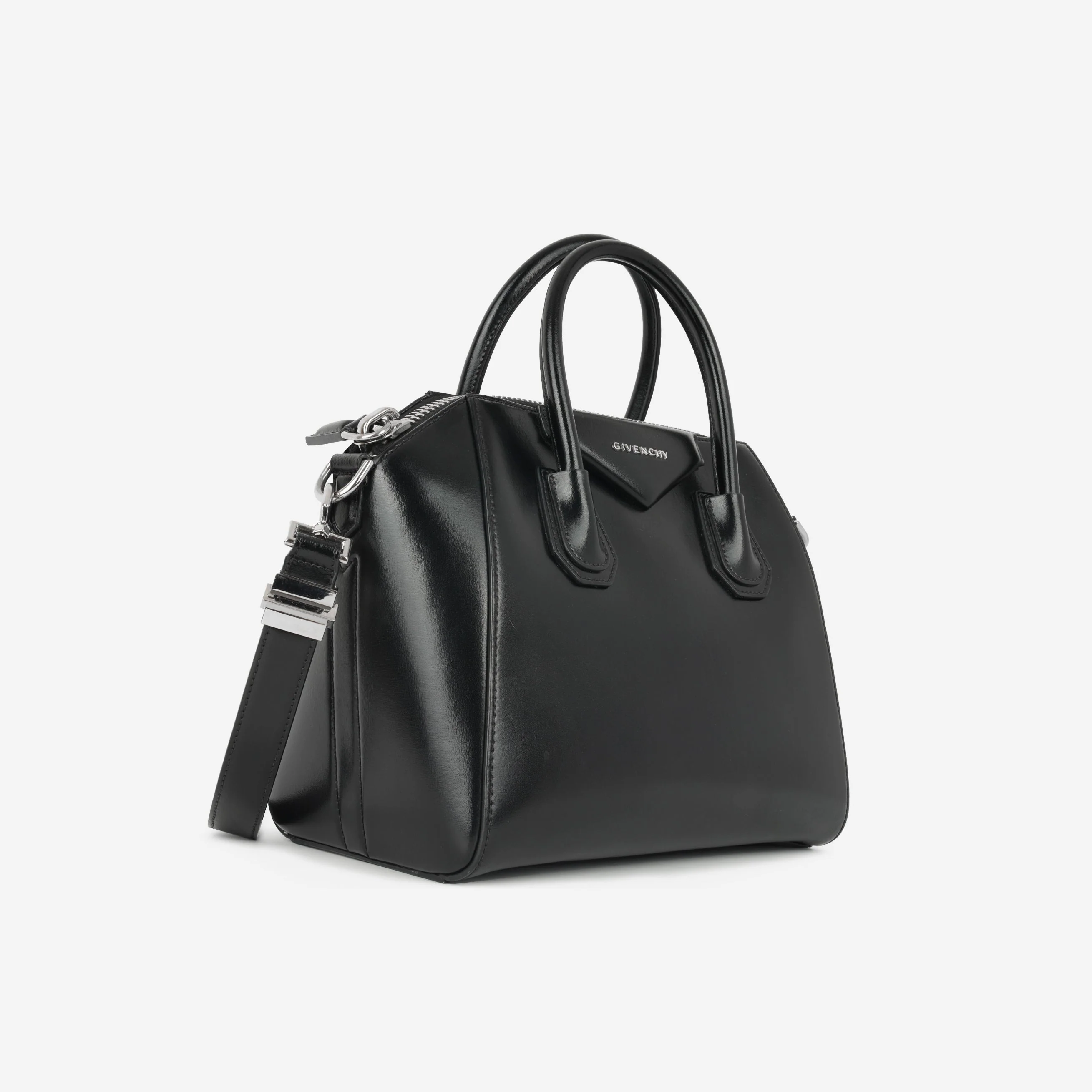 Givenchy Givenchy Medium Antigona - Black Calfskin | Silver Hardware - Image 2