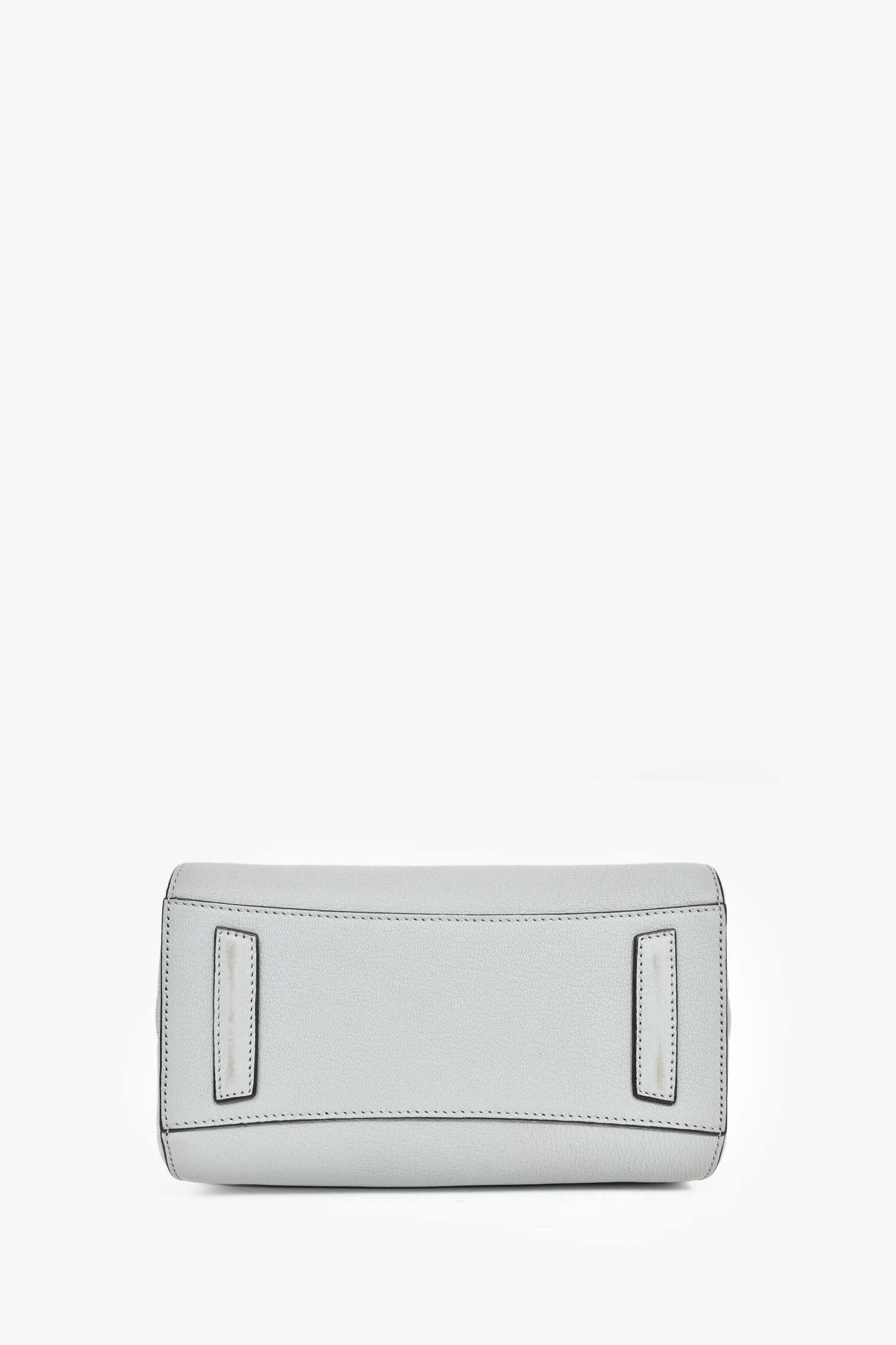 Givenchy Light Blue Leather Mini Antigona Bag With Strap - Image 5