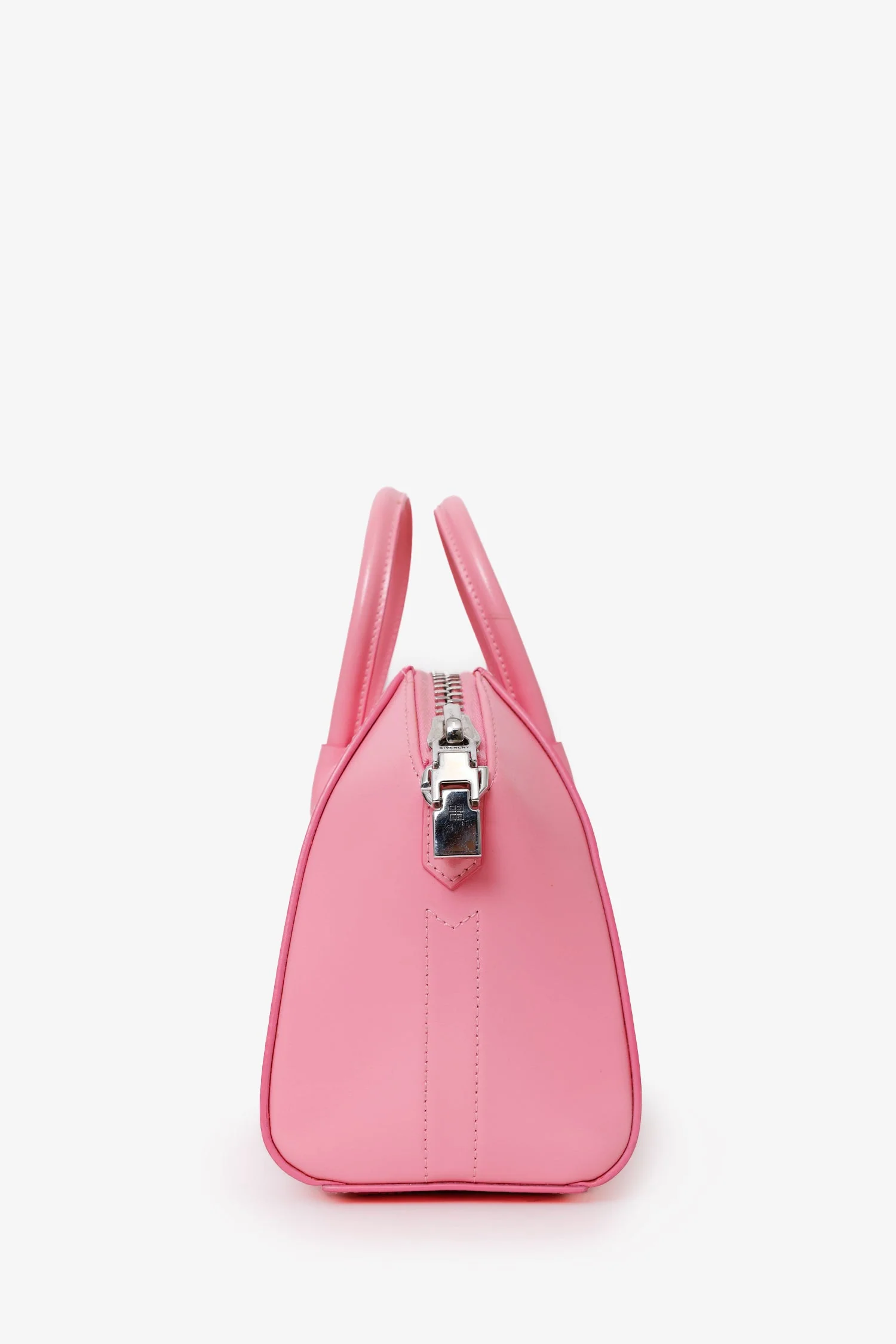 Givenchy Pink Leather Small Antigona Top Handle Bag - Image 3