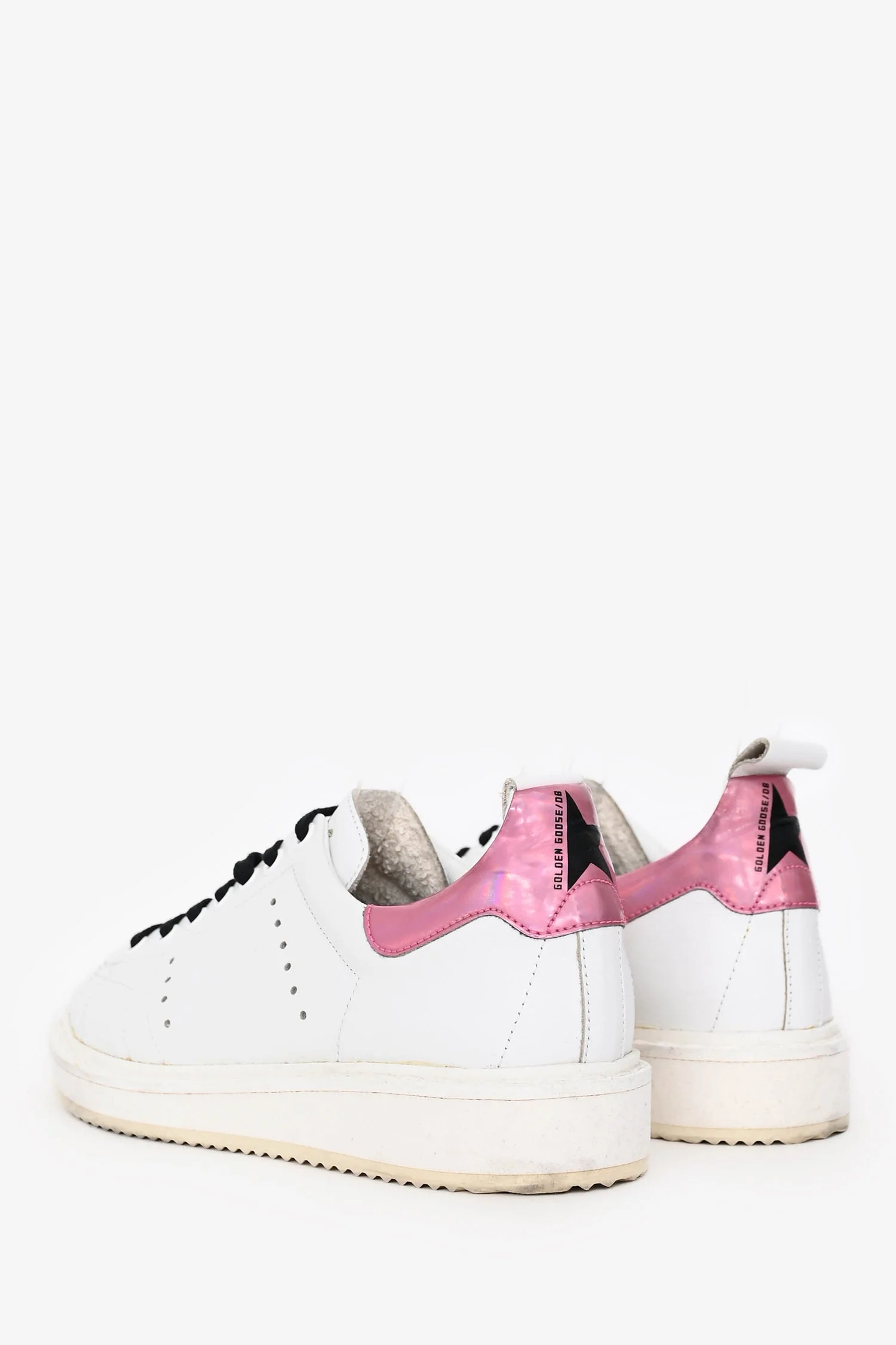 Golden Goose White/Pink VCE Sneakers 35 - Image 4