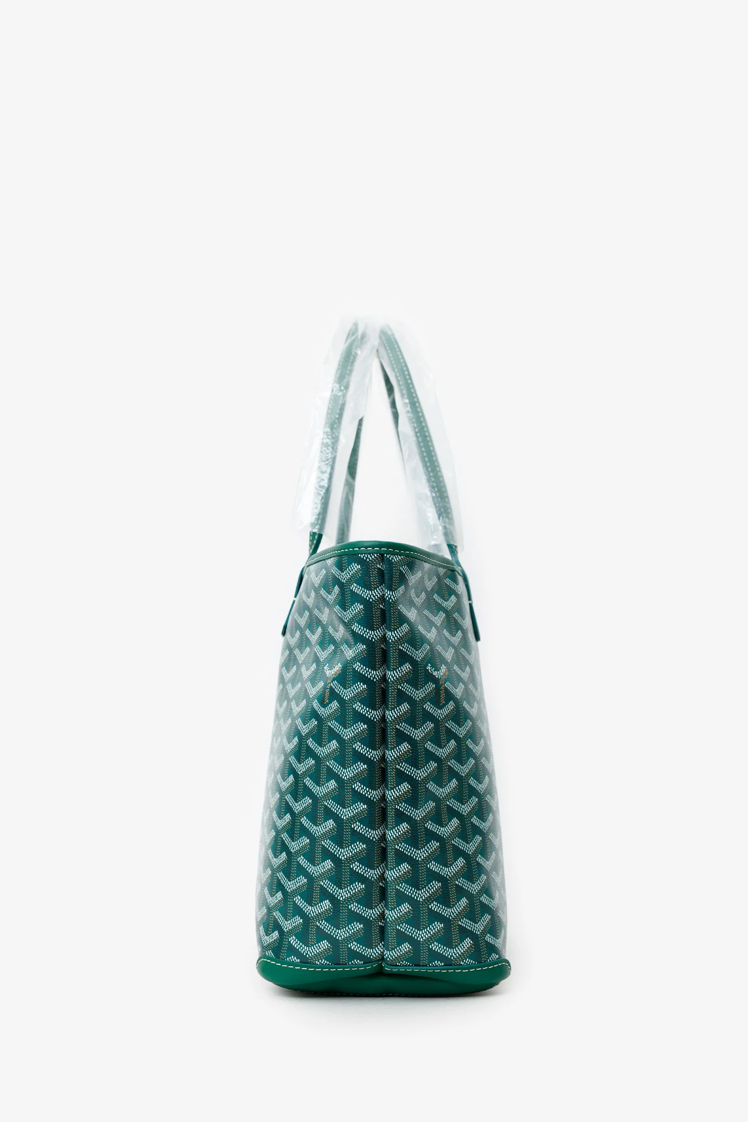 Goyard 2025 Green Goyardine Canvas 'Artois' MM Tote - Image 3