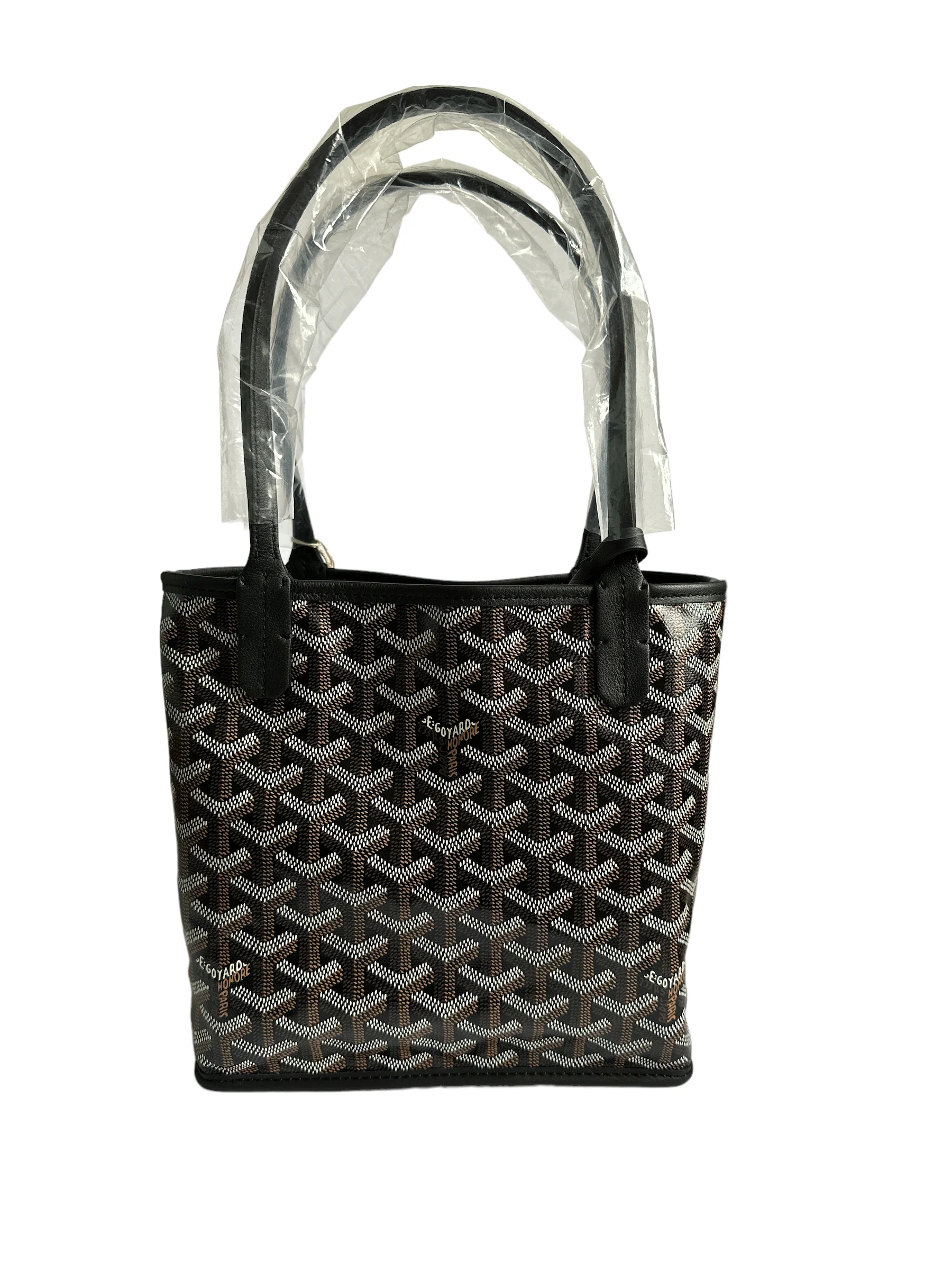 Goyard Anjou Mini Tote - Black (NWT) - Image 3