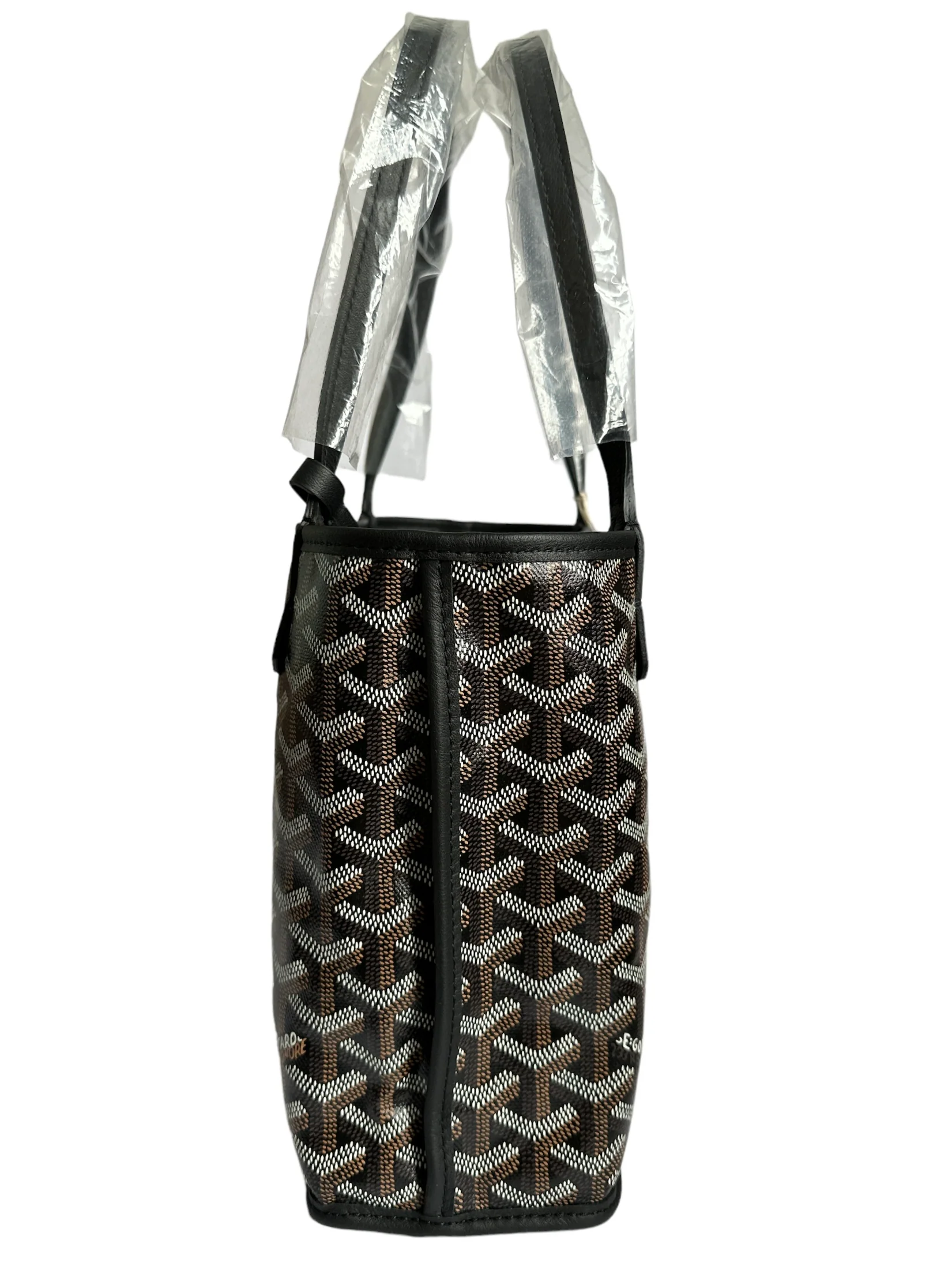 Goyard Anjou Mini Tote - Black (NWT) - Image 5