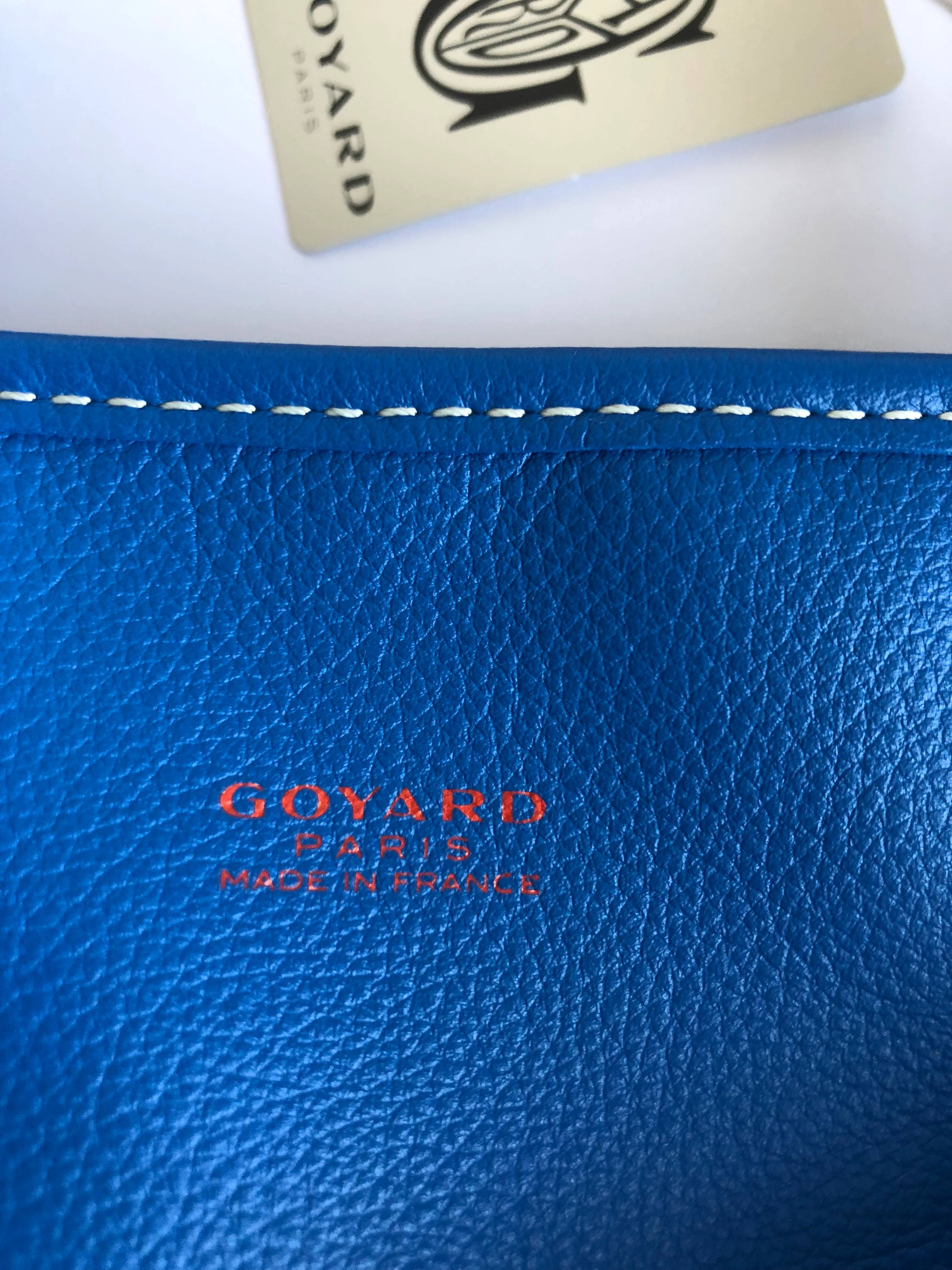 Goyard Anjou Mini Tote - Sky Blue (NWT) - Image 15