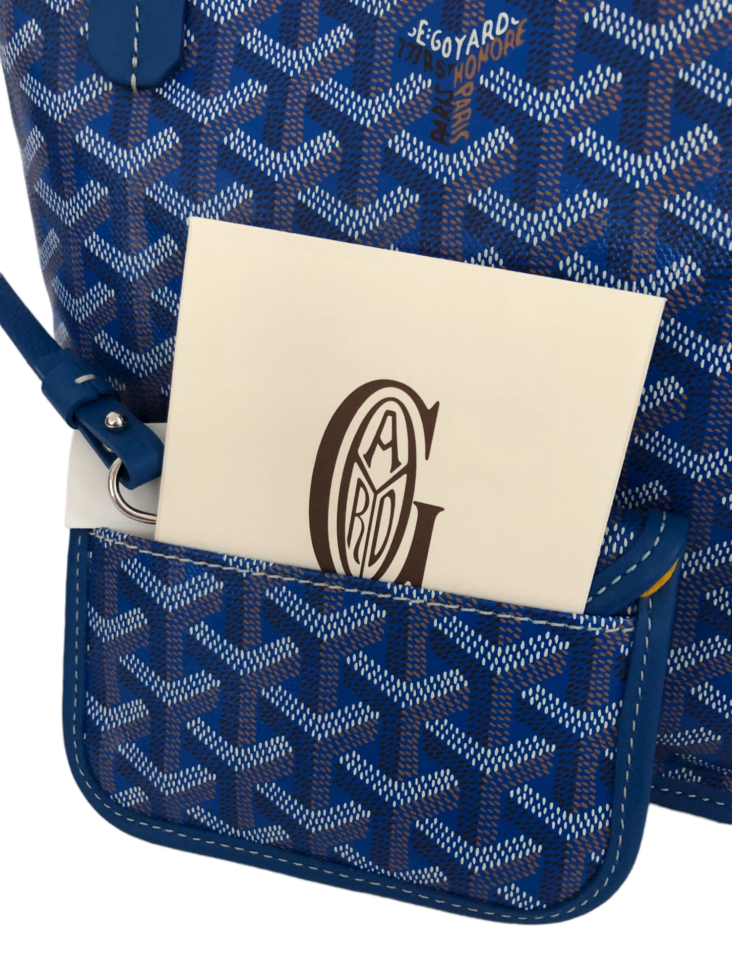 Goyard Anjou Mini Tote - Sky Blue (NWT) - Image 7