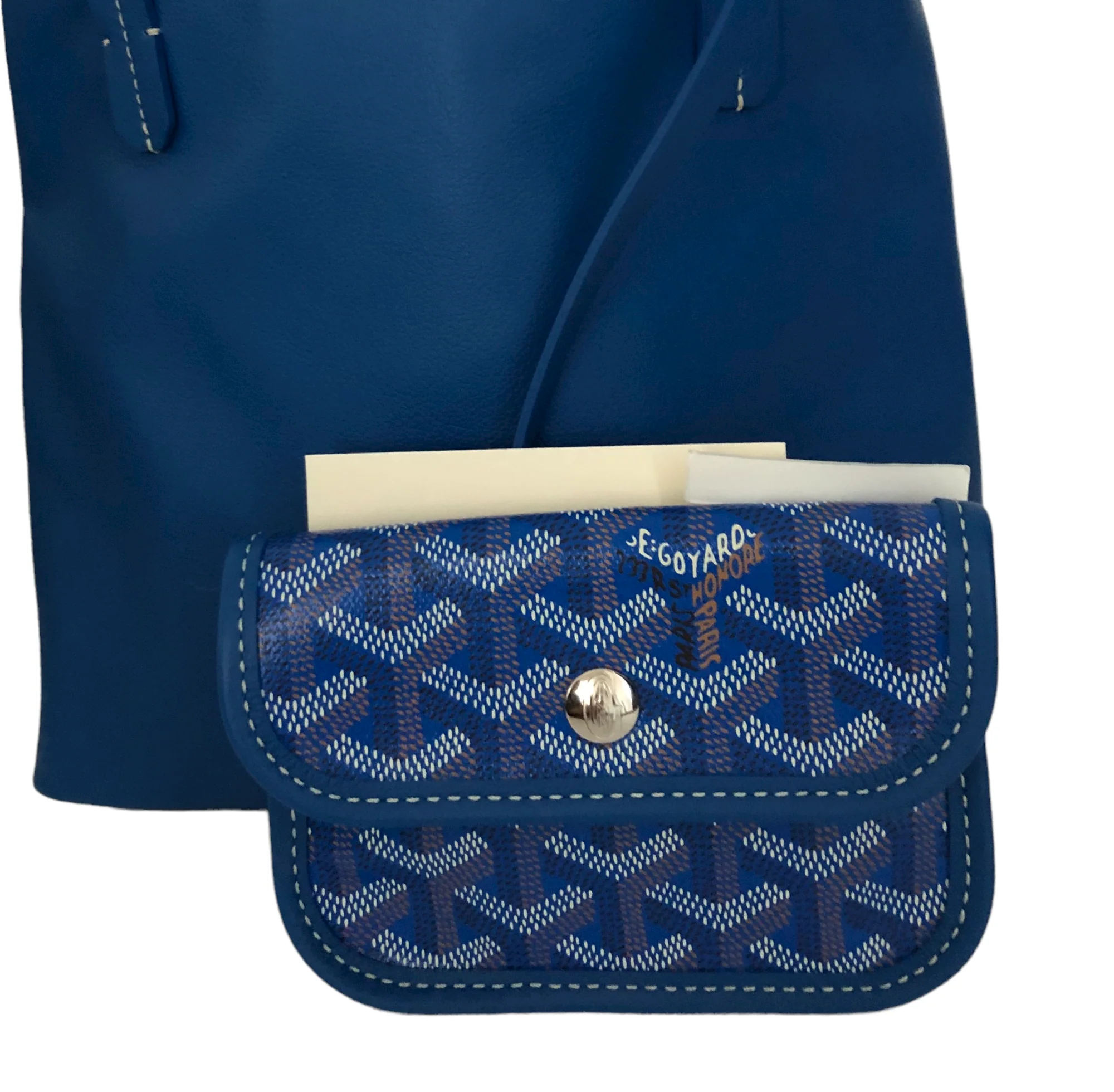 Goyard Anjou Mini Tote - Sky Blue (NWT) - Image 9