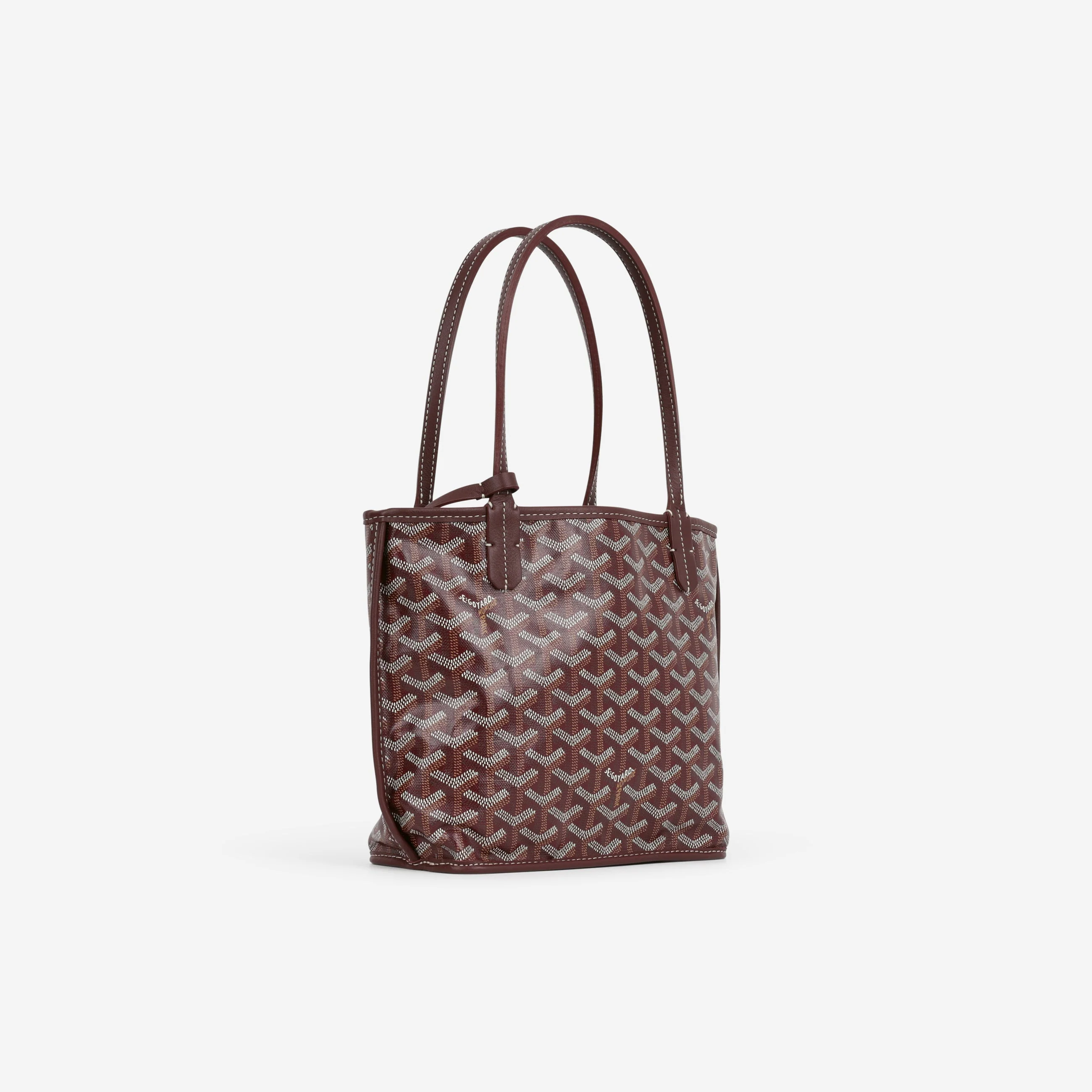 Goyard Anjou Mini Tote - Burgundy (NWT) - Image 2