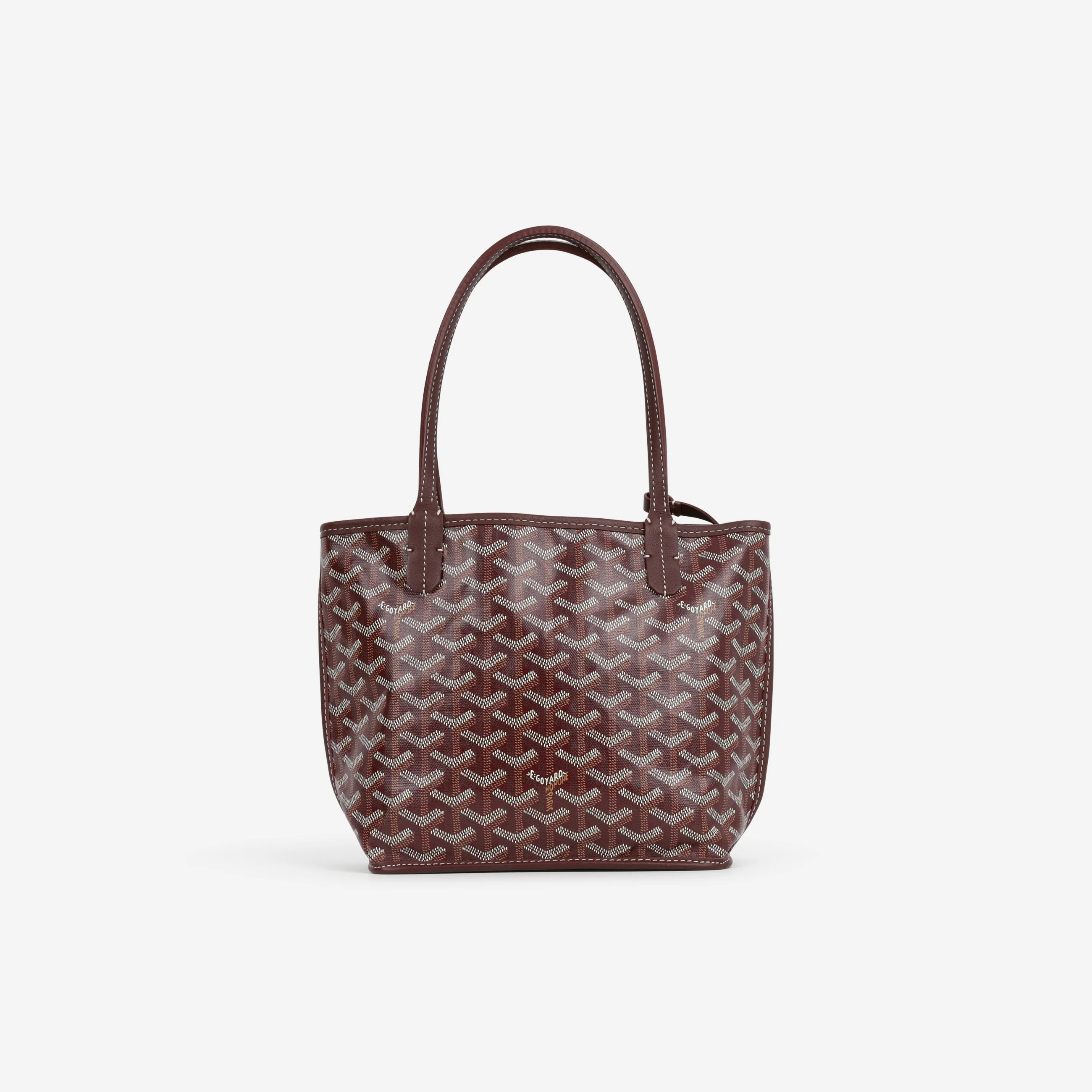 Goyard Anjou Mini Tote - Burgundy (NWT) - Image 3