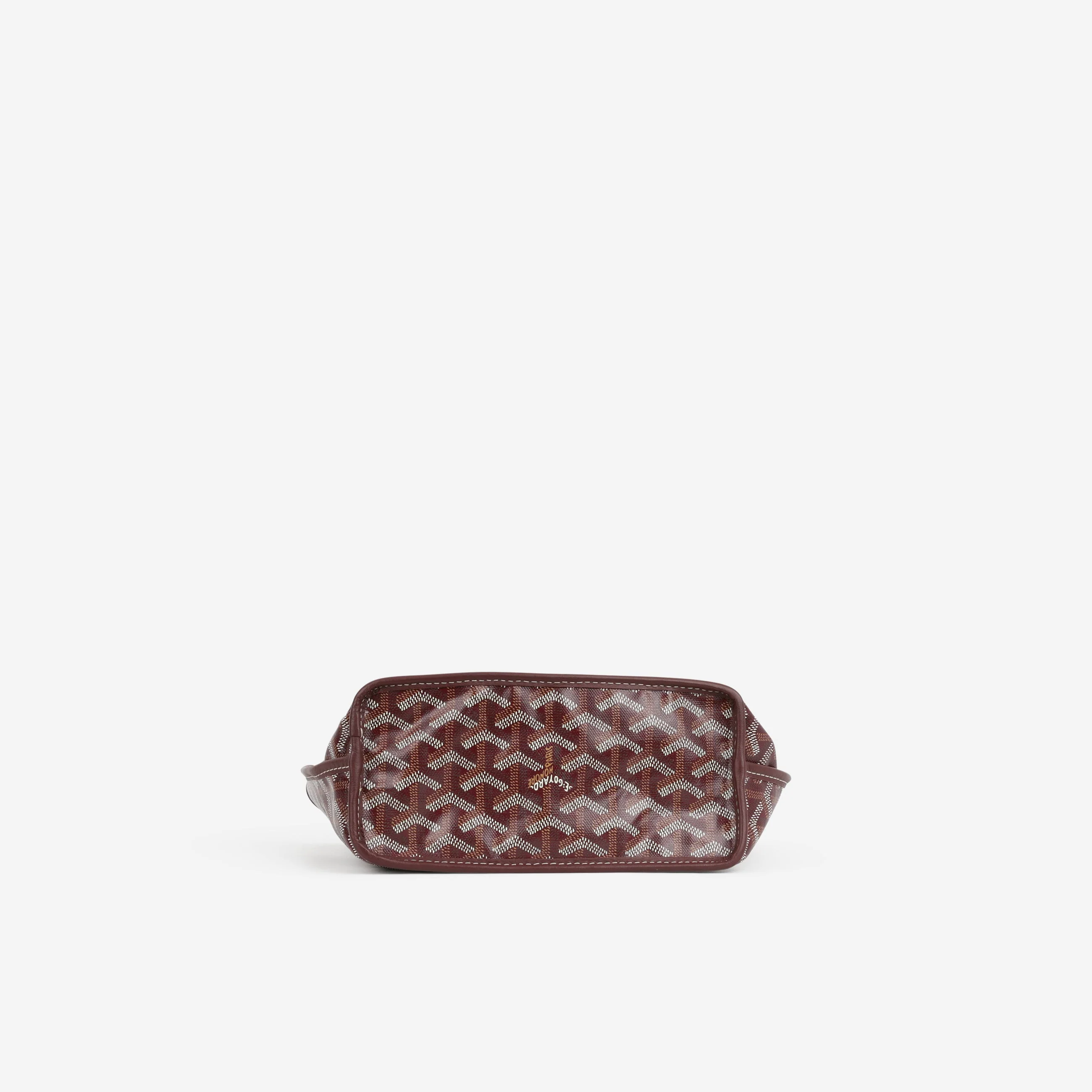 Goyard Anjou Mini Tote - Burgundy (NWT) - Image 4