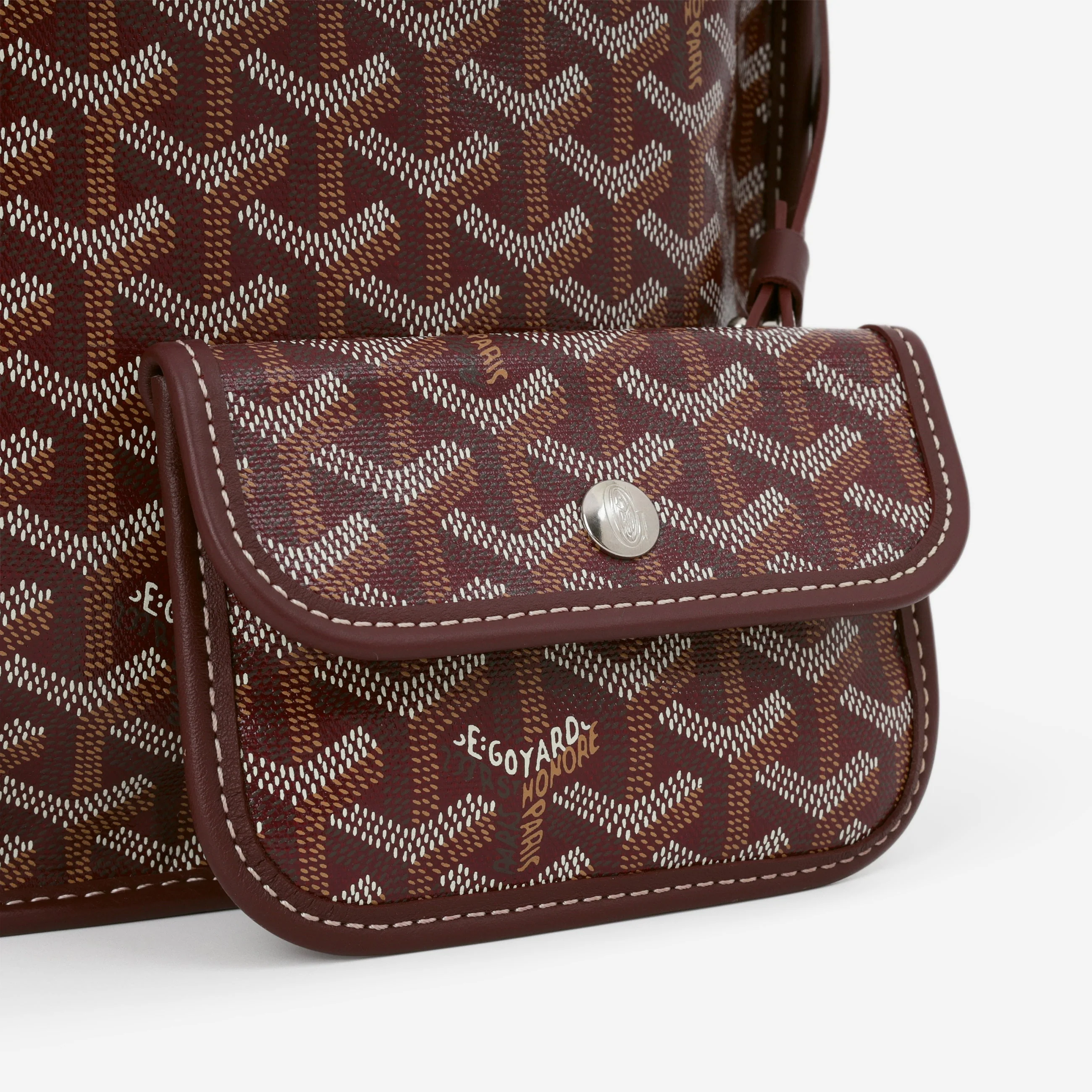 Goyard Anjou Mini Tote - Burgundy (NWT) - Image 7