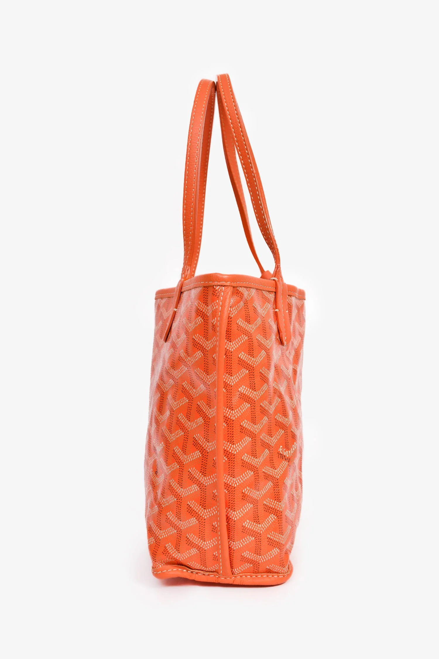 Goyard Anjou Mini Tote - Orange (NWT) - Image 3