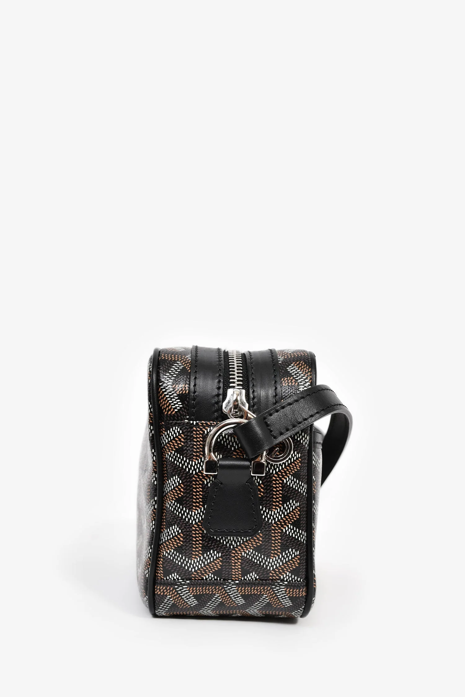 Goyard Black Goyardine Canvas Cap-Vert PM Crossbody Bag - Image 3