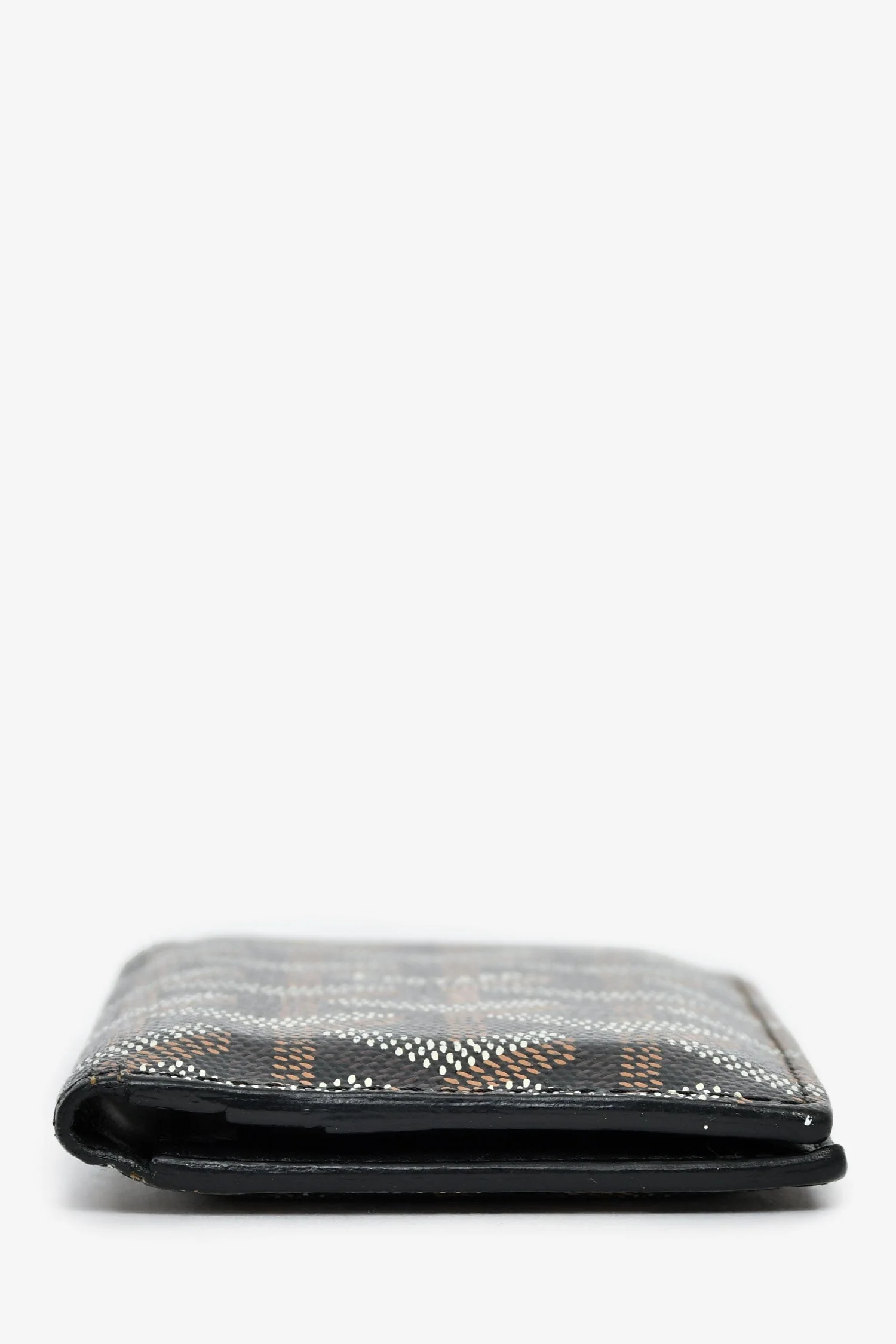 Goyard Black Goyardine Leather Saint-Marc Card Wallet - Image 5