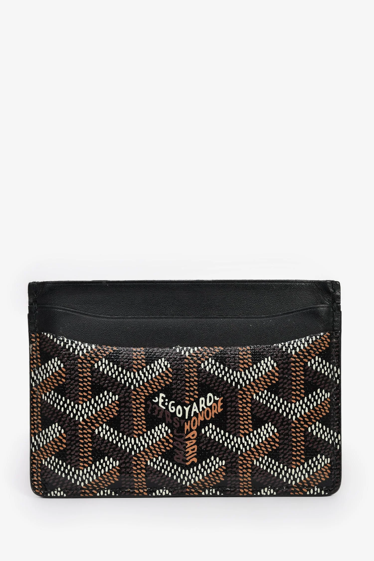 Goyard Black Leather 'Saint-Sulpice' Card Holder - Image 2