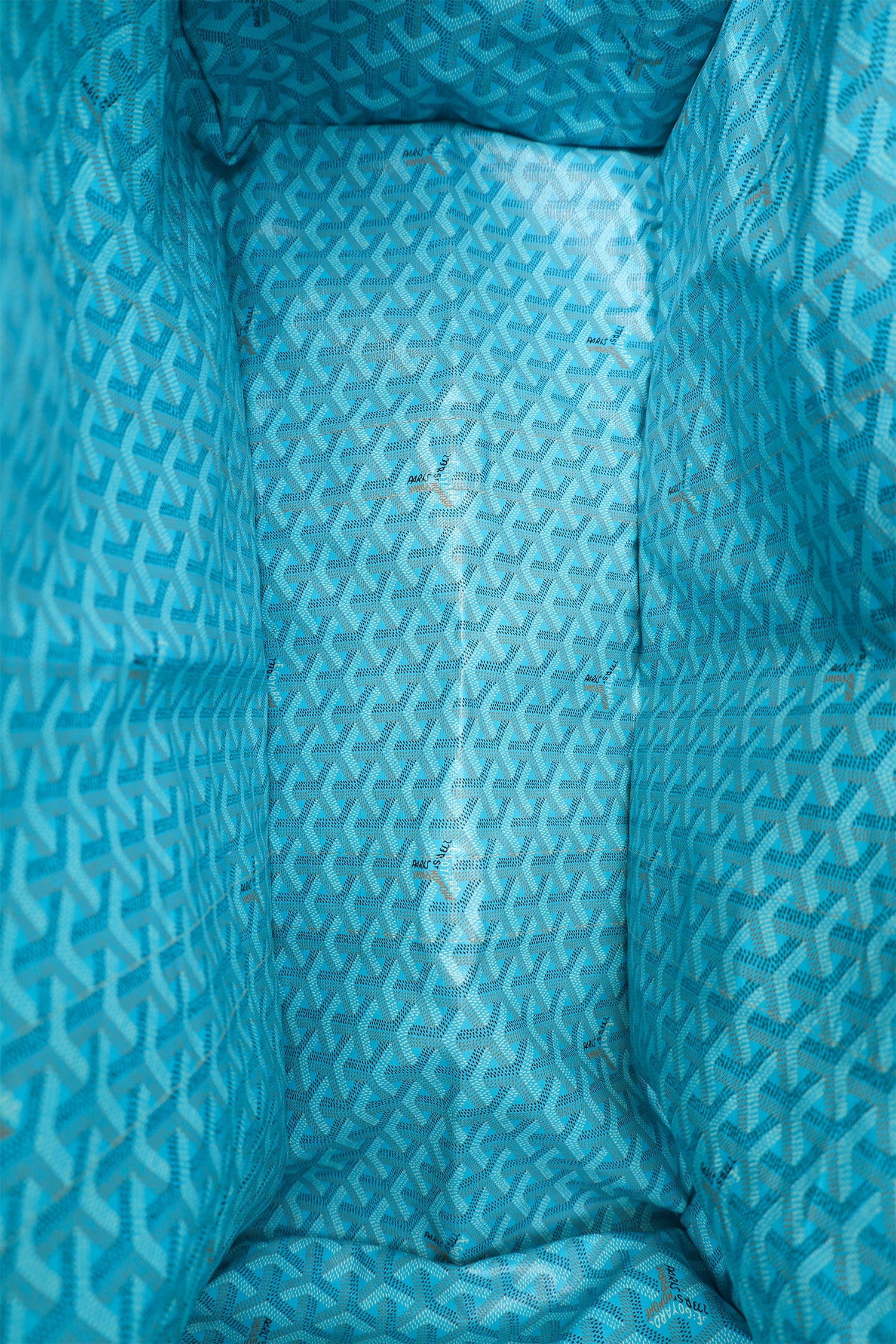 Goyard Blue/Brown Goyardine Mediterranee Saint Tropez Reversible Tote - Image 8
