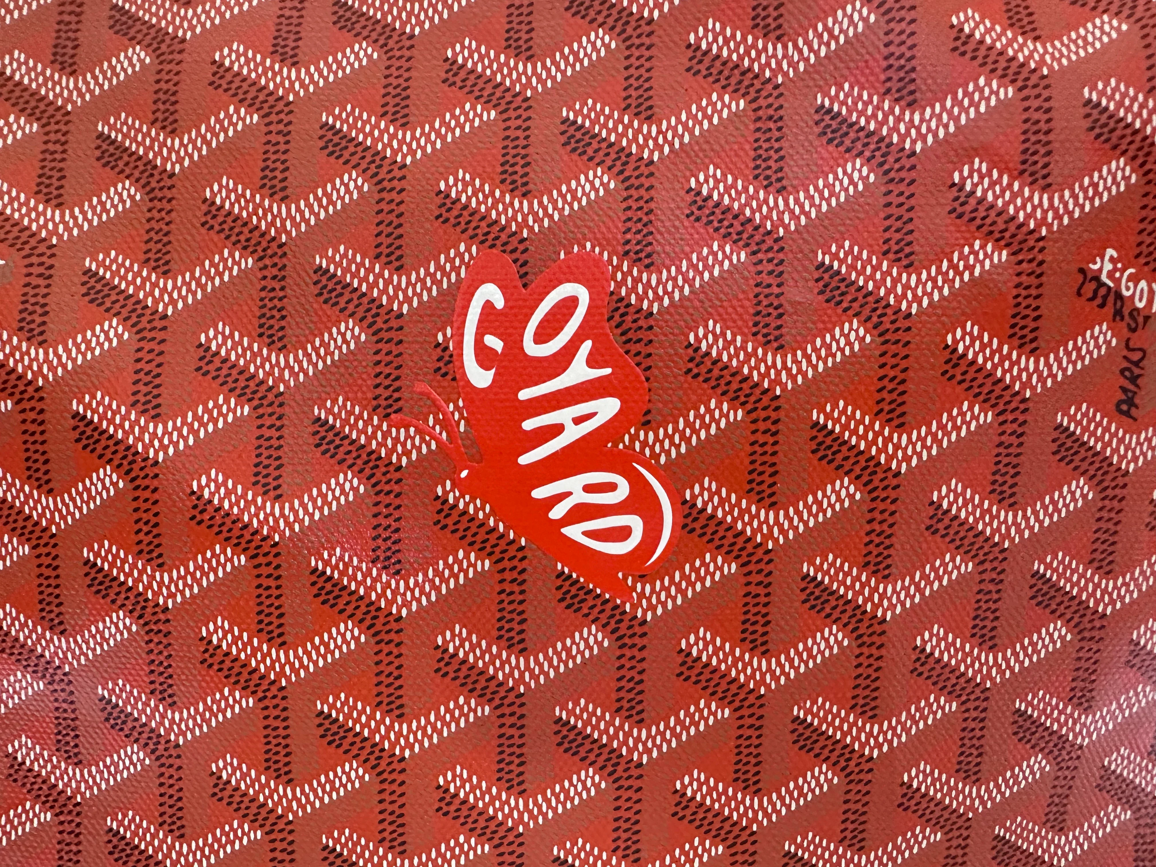 Goyard Boheme Hobo with Orange Butterfly - Image 7