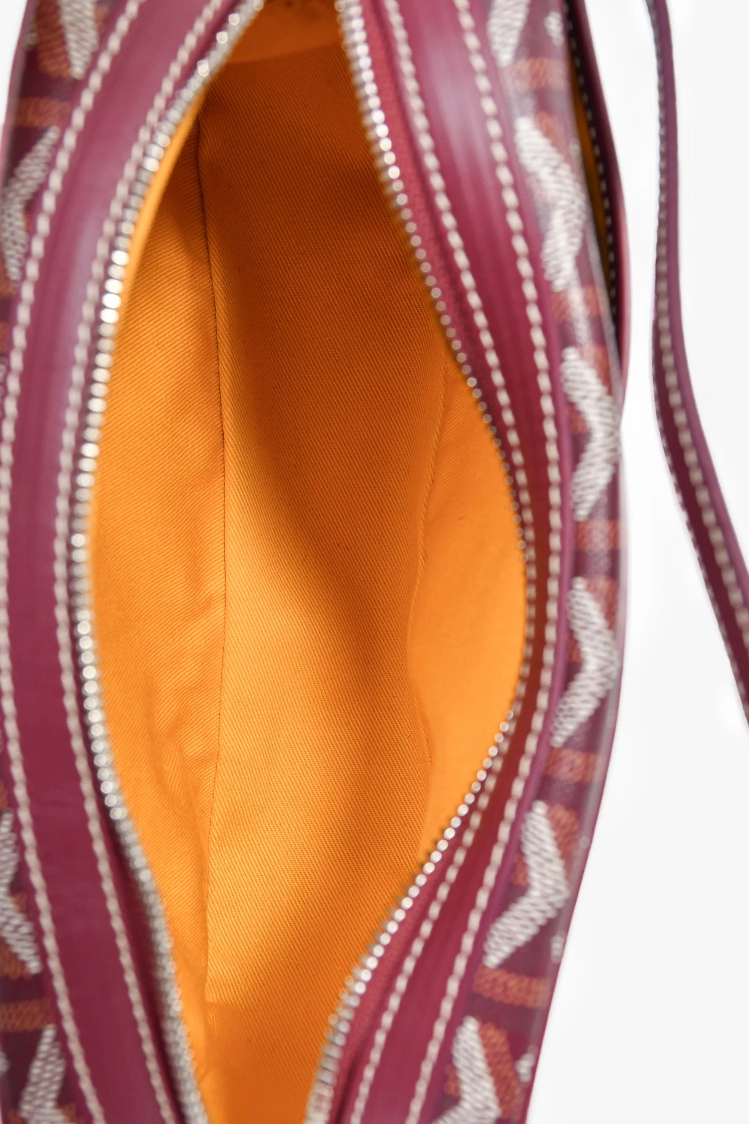 Goyard Burgundy Goyardine Canvas Cap-Vert PM Crossbody Bag - Image 6
