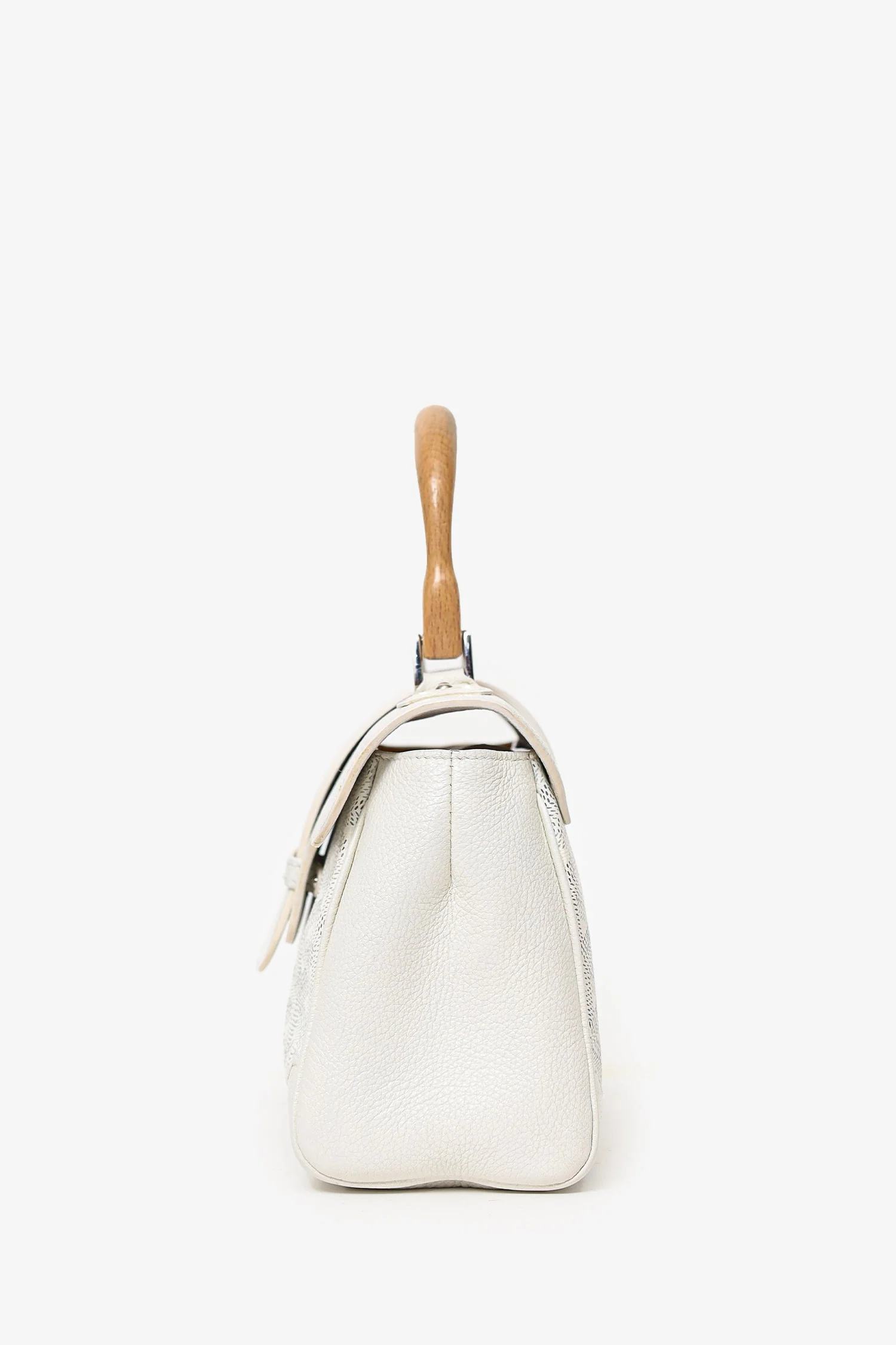 Goyard Cream Goyardine Mini Saigon Bag With Strap - Image 5