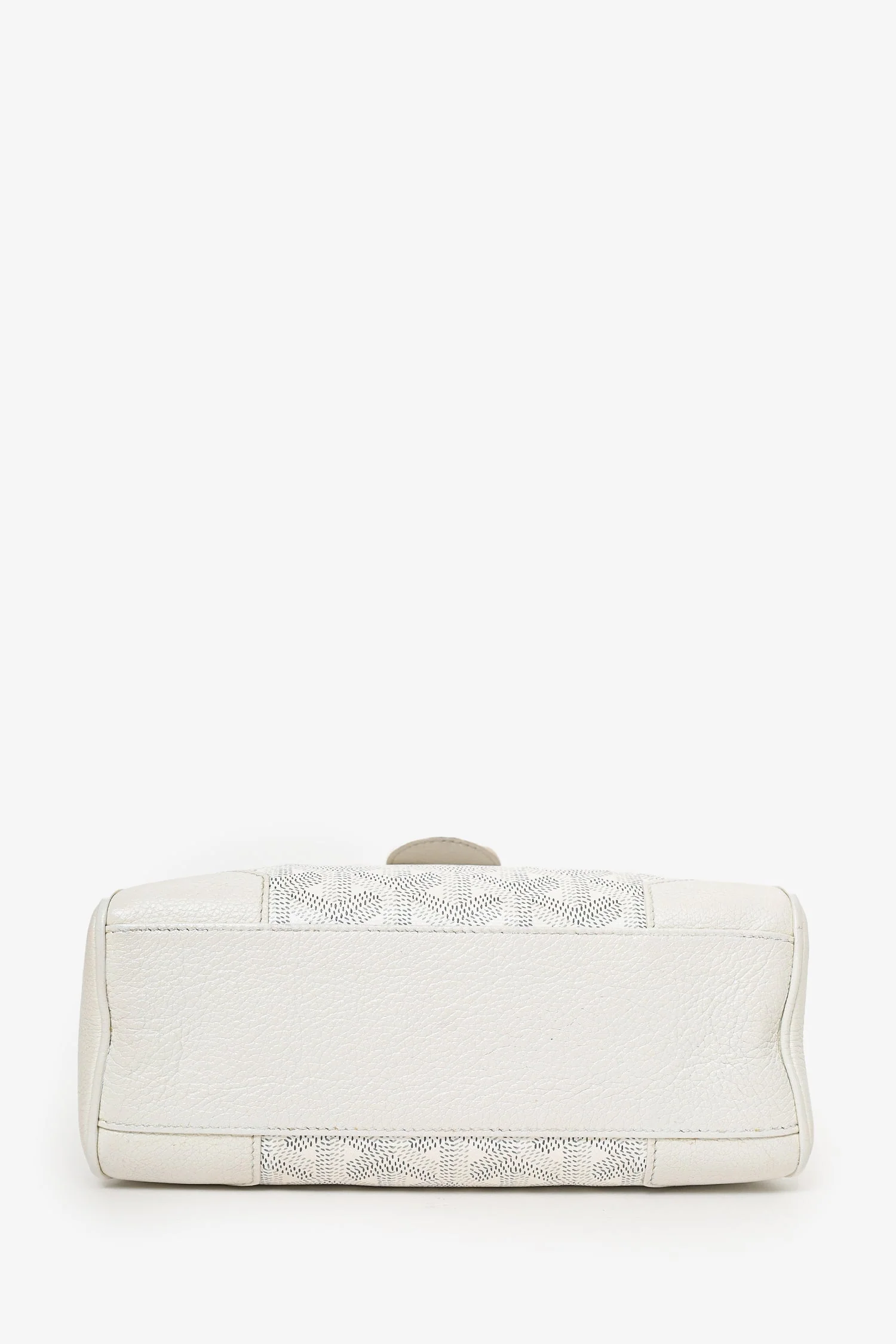 Goyard Cream Goyardine Mini Saigon Bag With Strap - Image 6