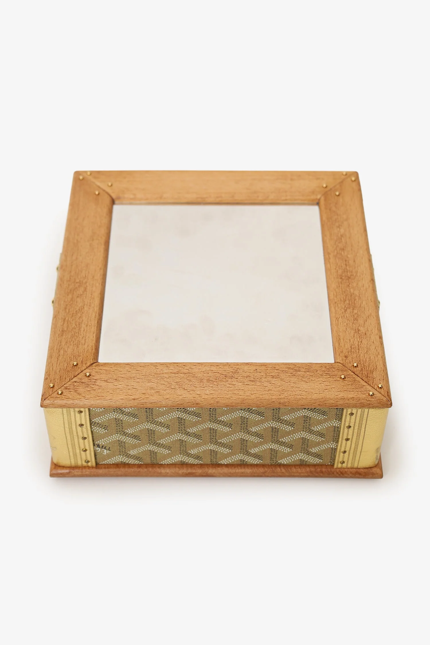 Goyard Gold Canvas Goyardine Travel Pet Bowl 'Ecuelle Edmond' Trunk - Image 7