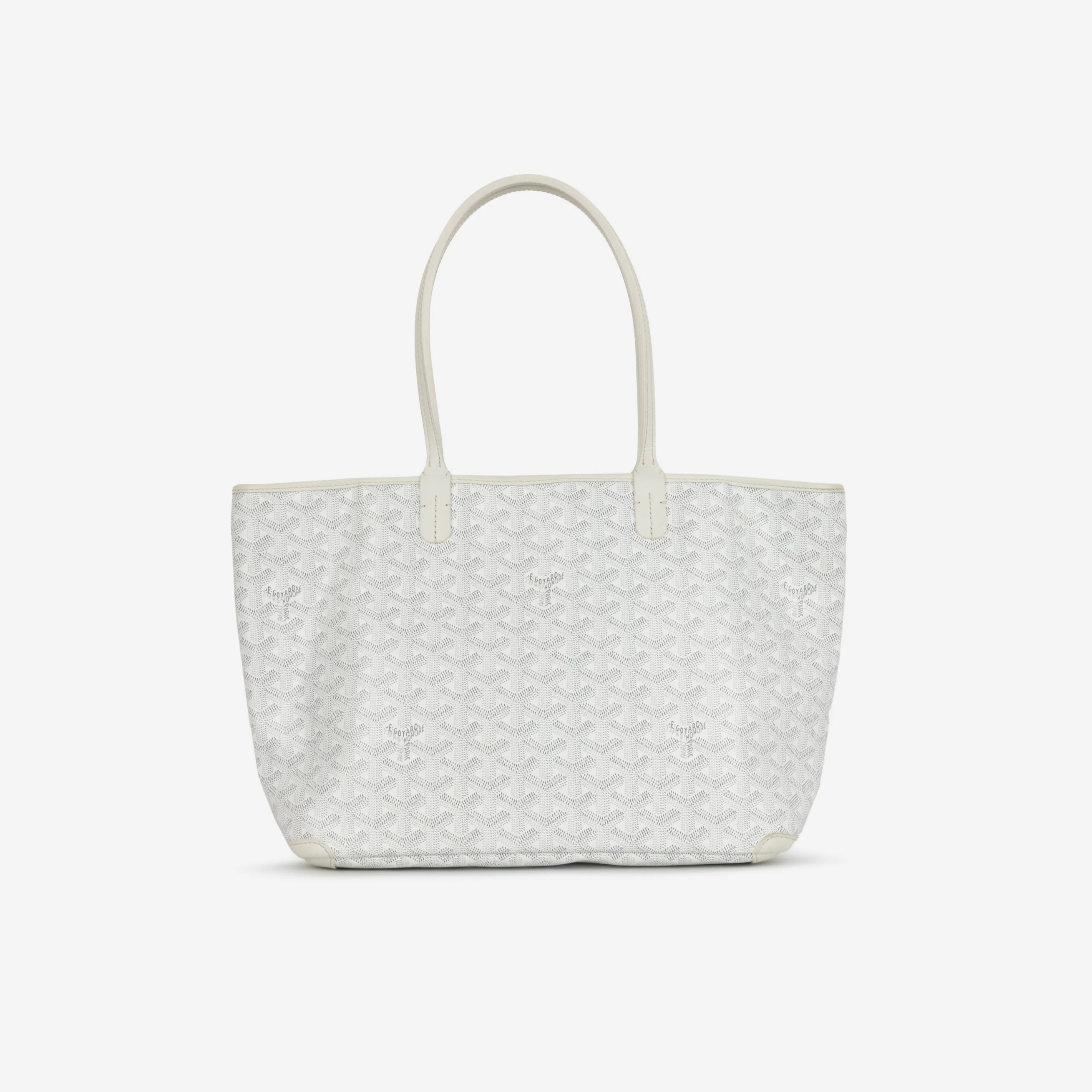 Goyard Artois PM - White Goyardine | Palladium Hardware - Image 2